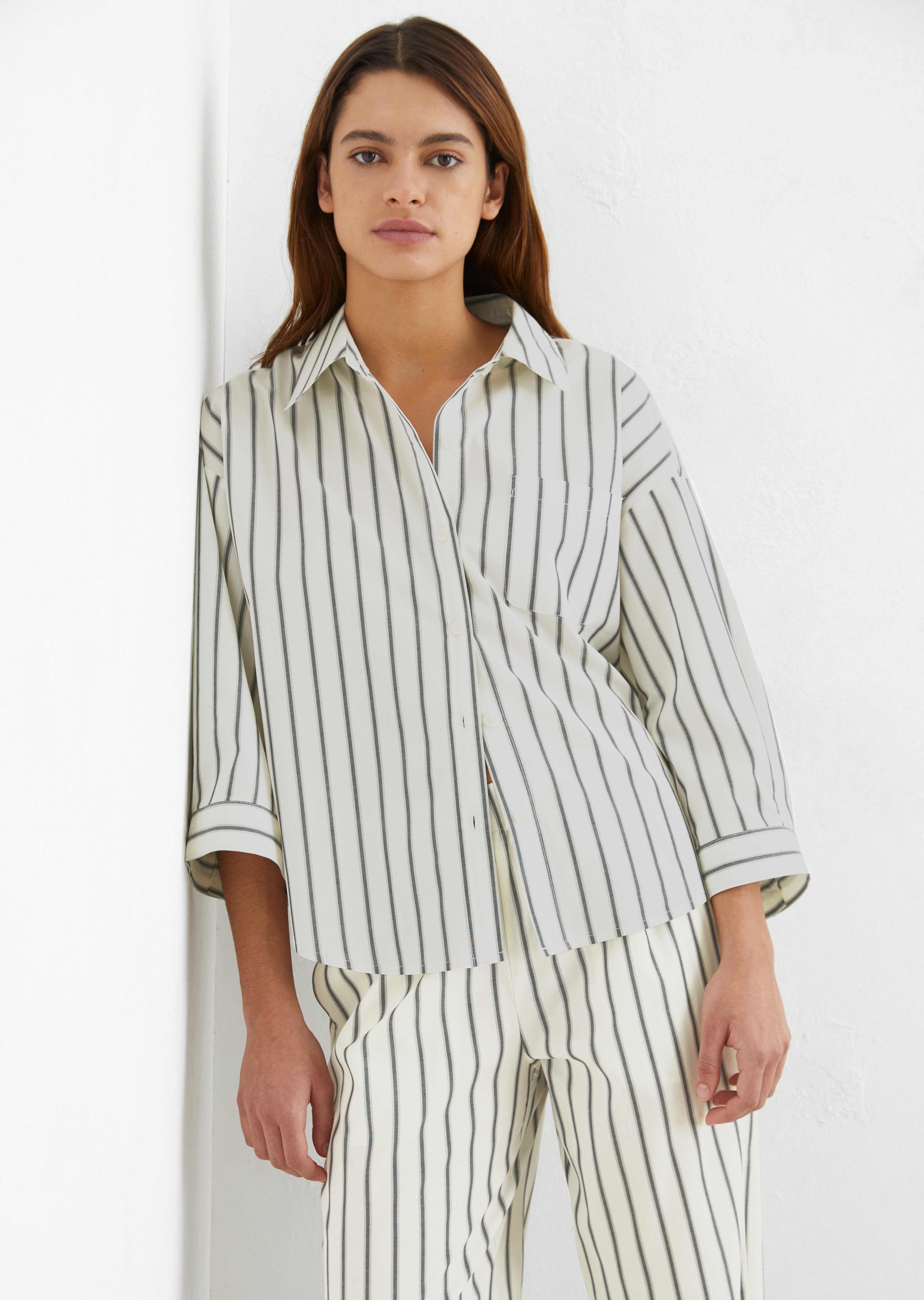 Marc O'Polo Overhemdblouse Mix & Match Poplin