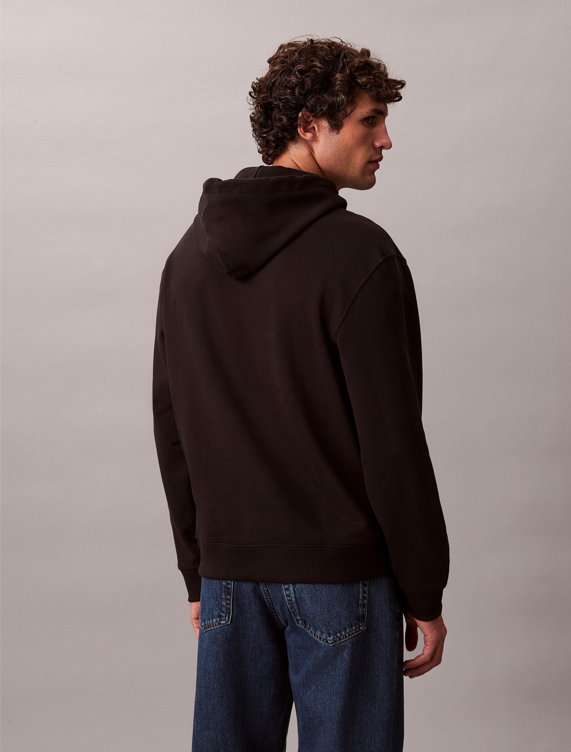 Calvin Klein Sweatshirt LS EU 350TERRY MICRO MONOLOGO HO