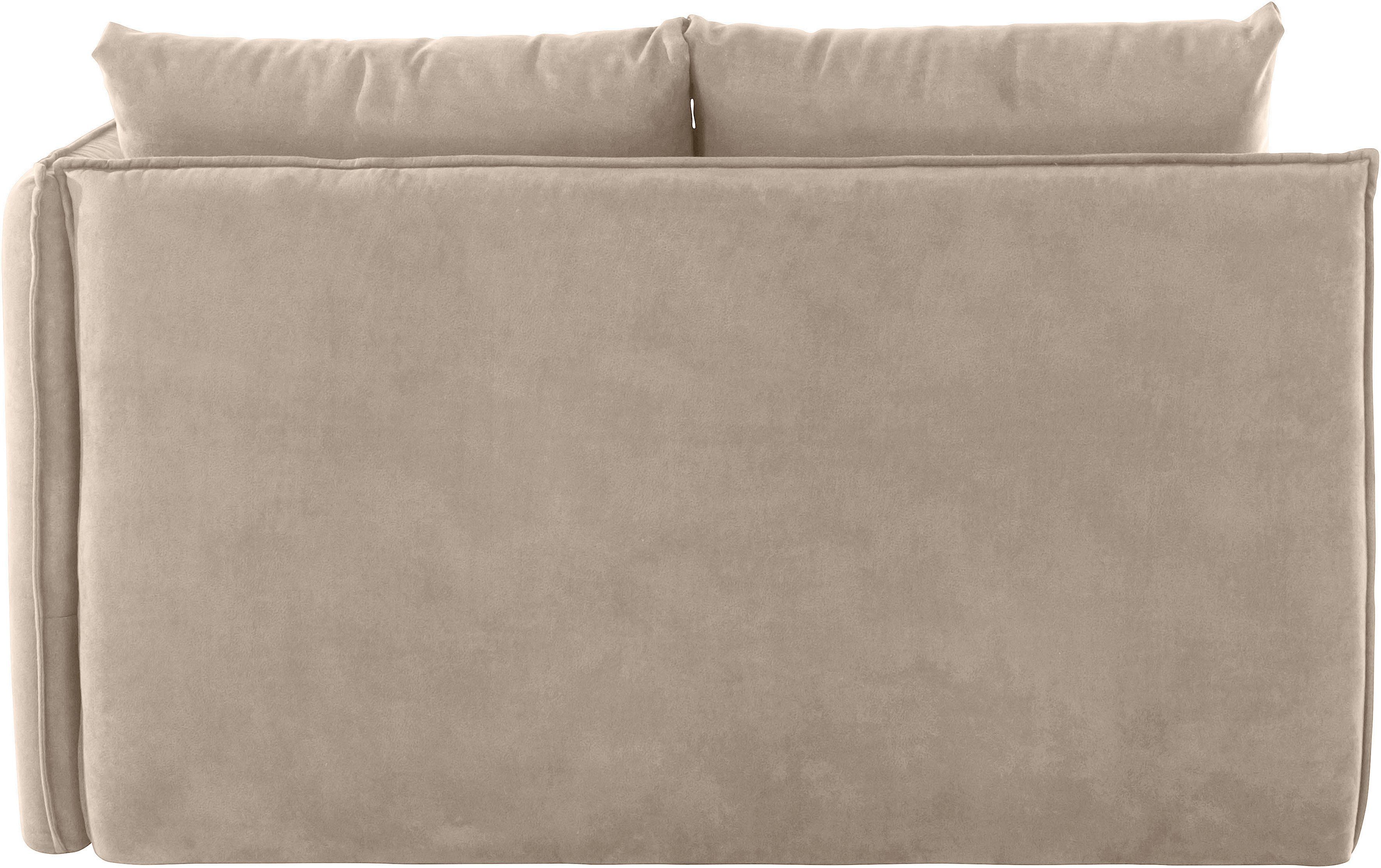 andas Ottomane Nöre korte lounge-module - zelf samenstellen, breedte 138 cm, diepte 128 cm