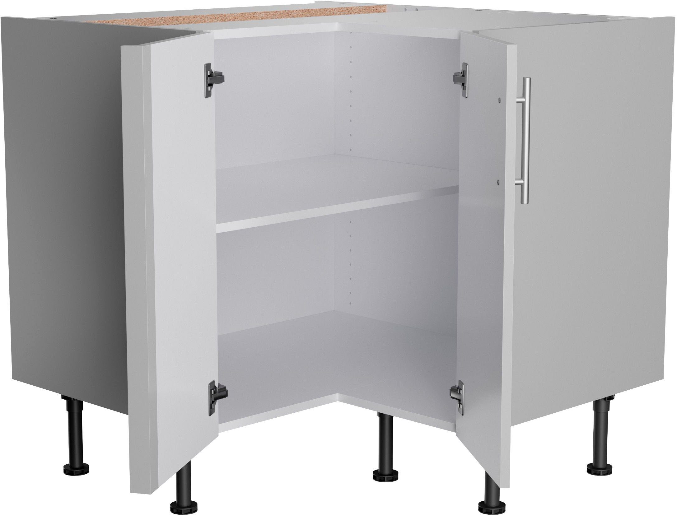 Kochstation Hoekonderkast KS-Ahus Breedte 90x 90 cm
