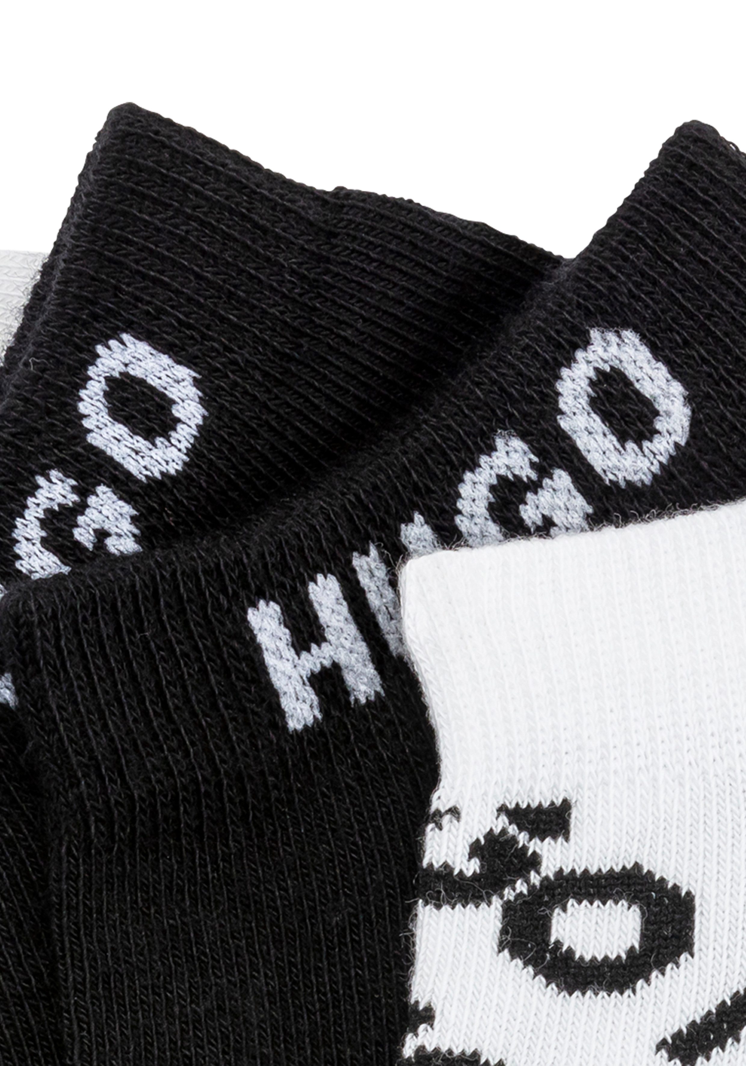 HUGO underwear Vrijetijdssokken 3P AS UNI LOGO CC W met hugo logo-opdrukken