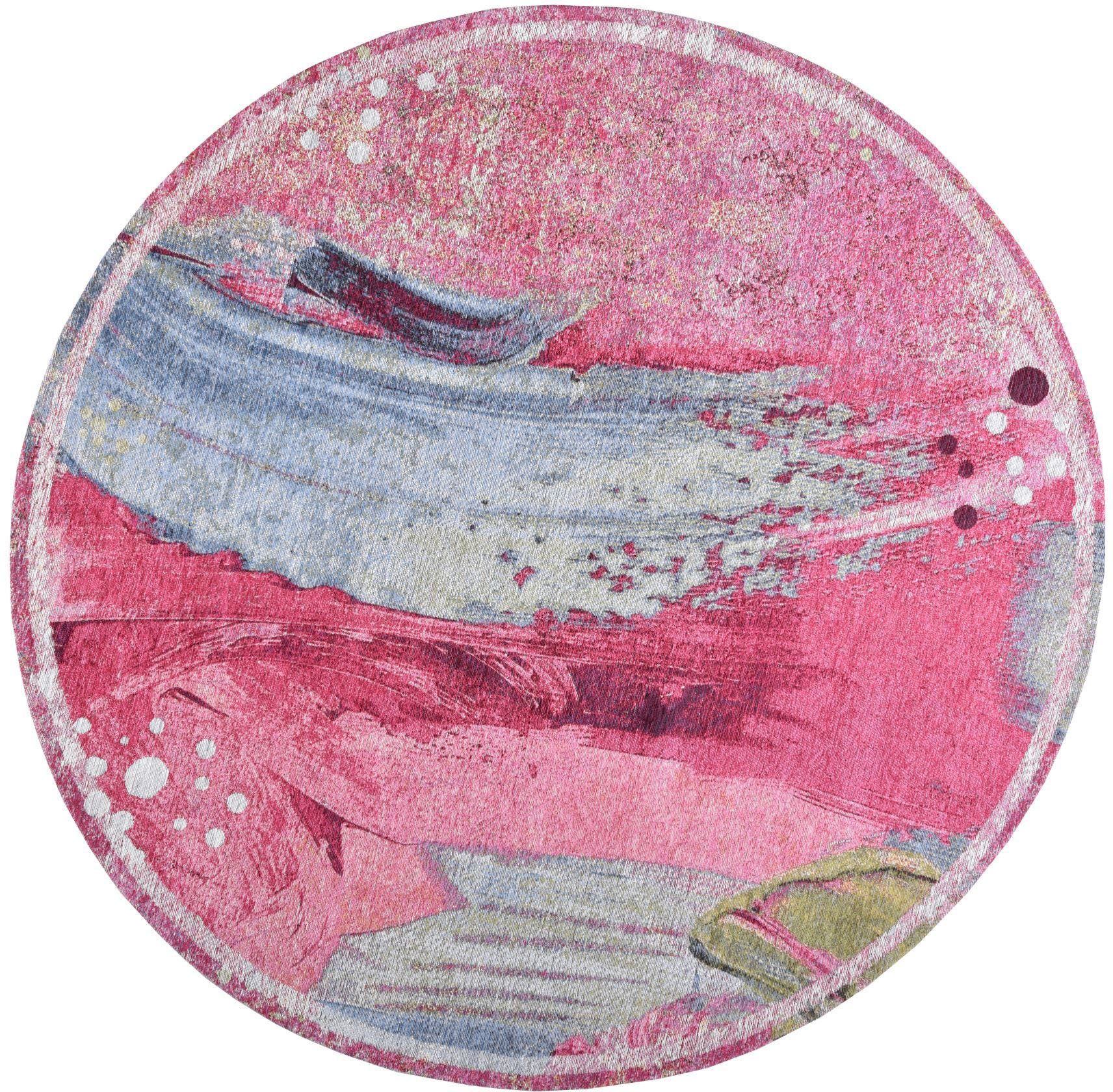 Gino Falcone Vloerkleed Cosima-111 plat geweven jacquard-vloerkleed, met chenillegaren, modern design
