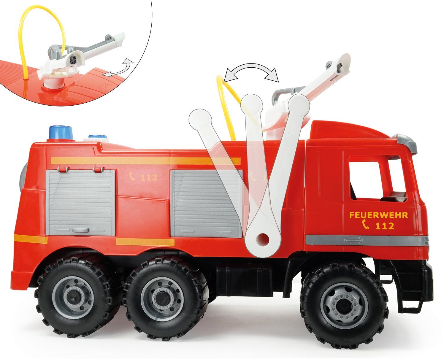 Lena® Speelgoed-brandweer Giga Trucks, Actros