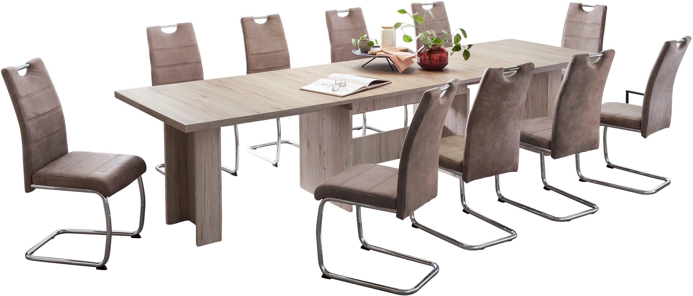 HELA Eethoek Uittrekbaar 160 - 300 cm (set, 11-delig)