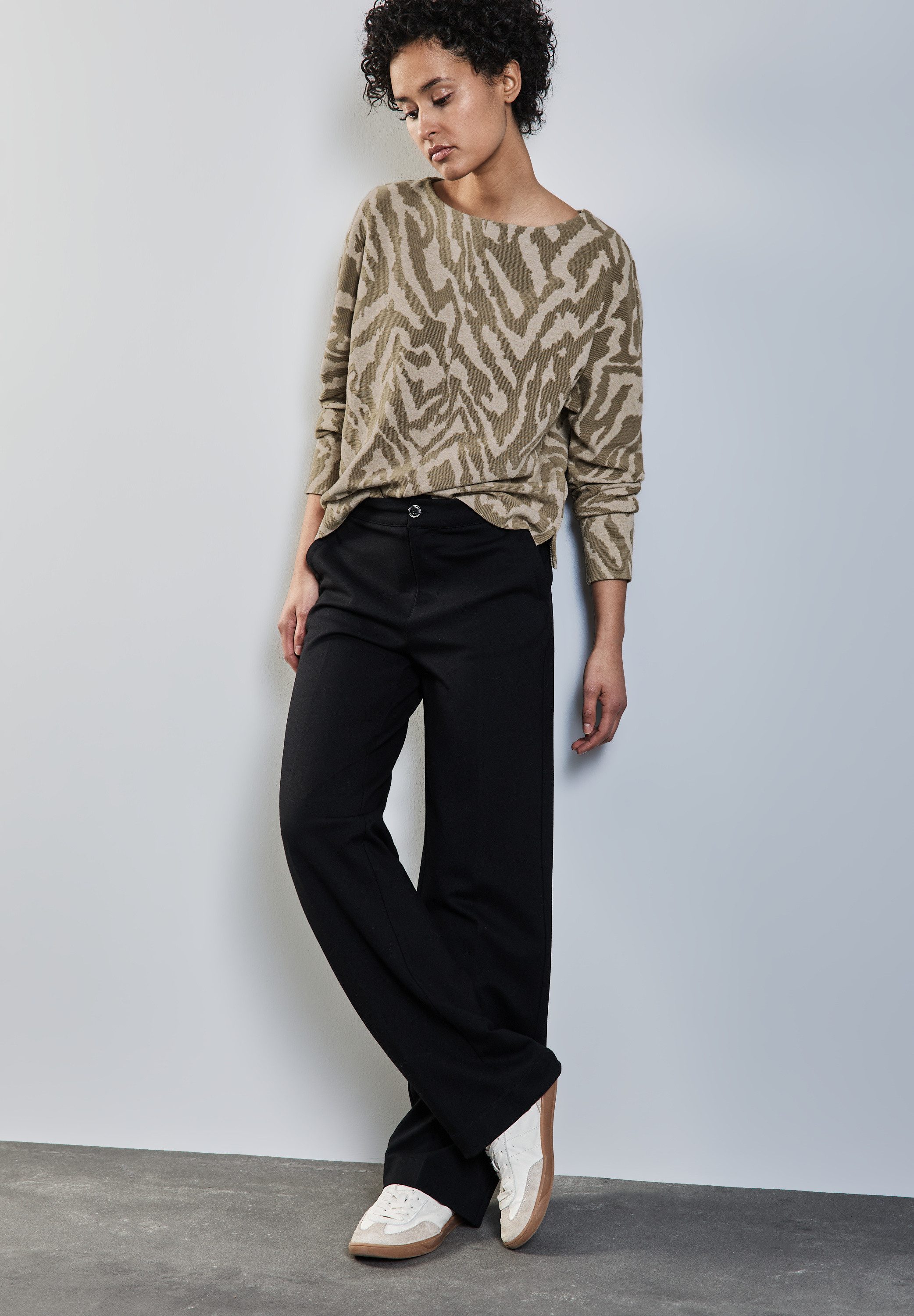 STREET ONE Jacquardtrui met two-tone jacquard