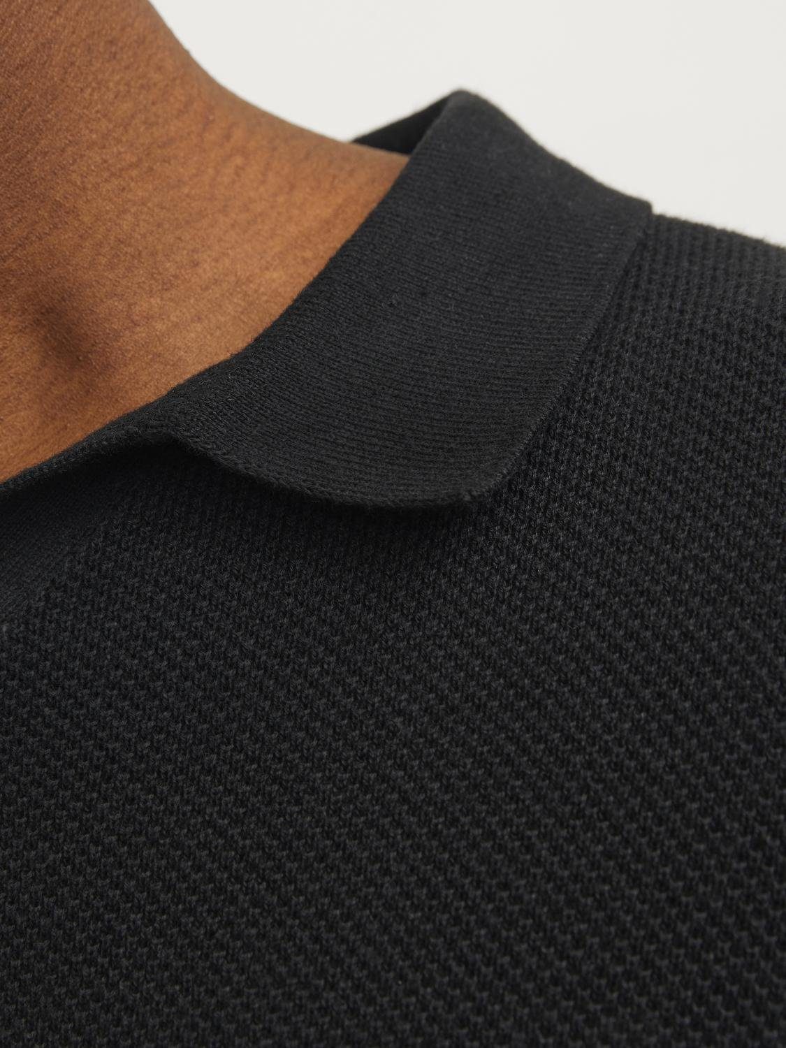 Jack & Jones Poloshirt JORLINEN BLEND KNIT SS POLO SN