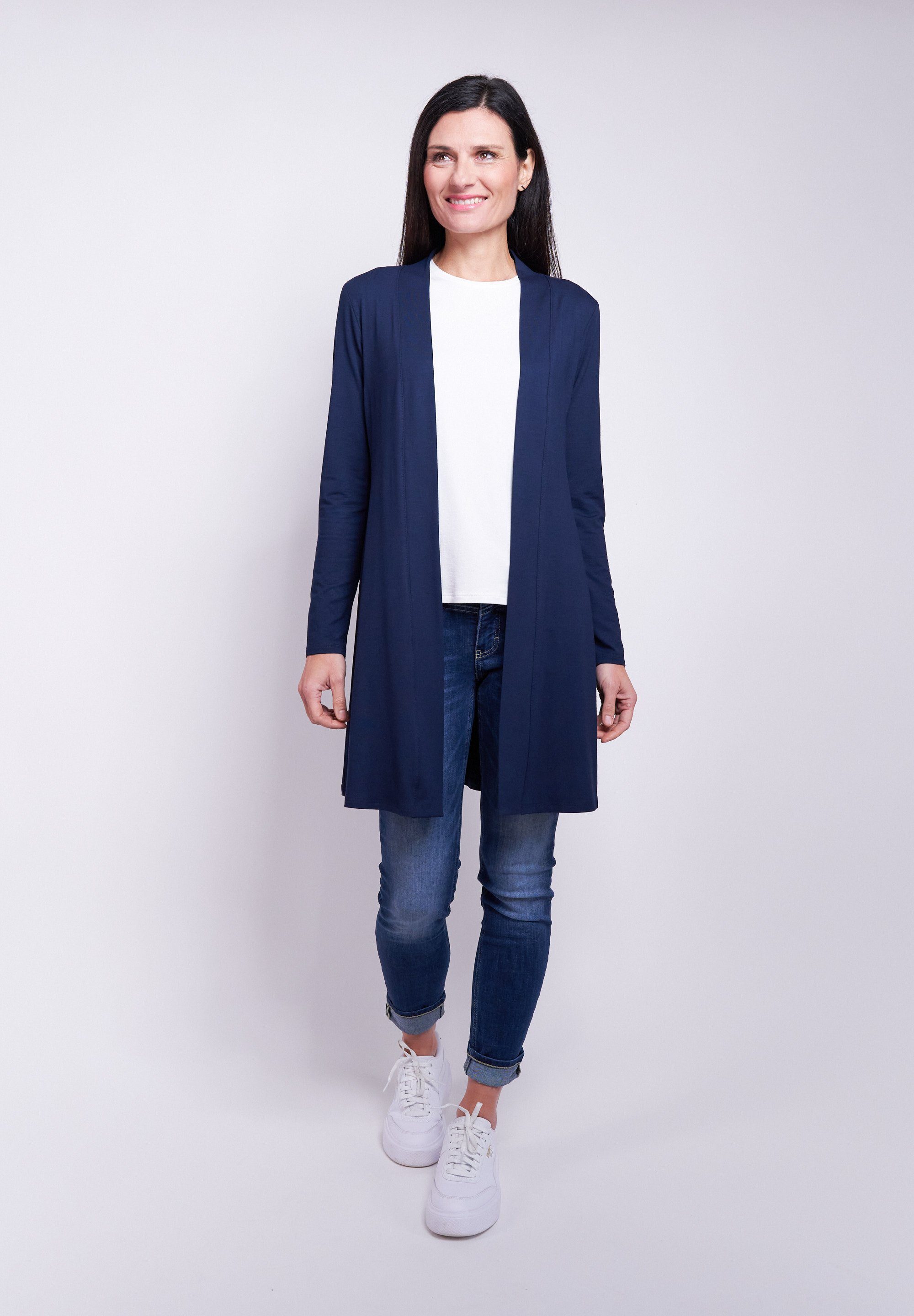 Seidel Moden Cardigan Made in Germany dames cardigans maat 52 blauw