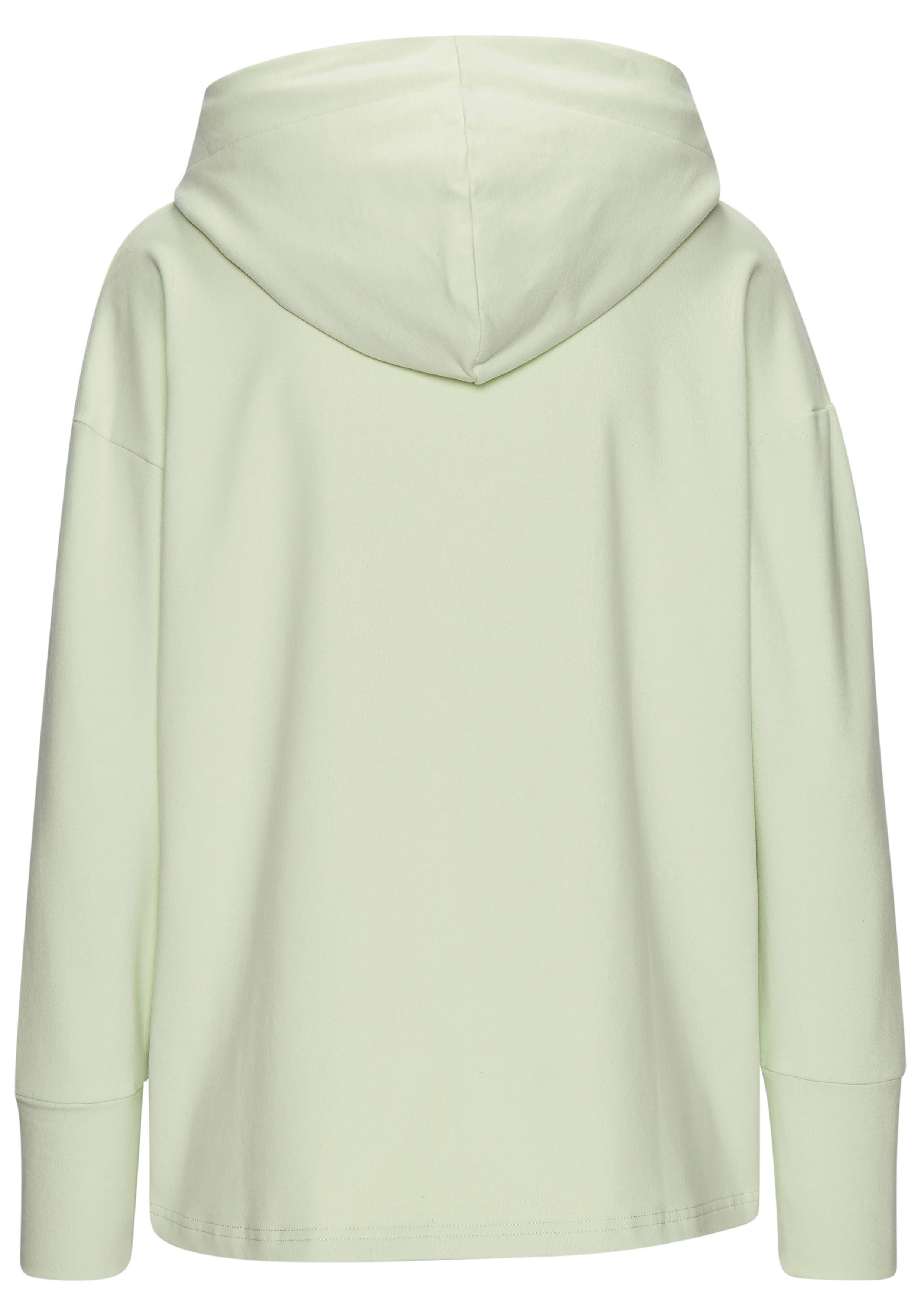 Elbsand Hoodie Darisa met logoprint voor, hoodie, sportief-casual
