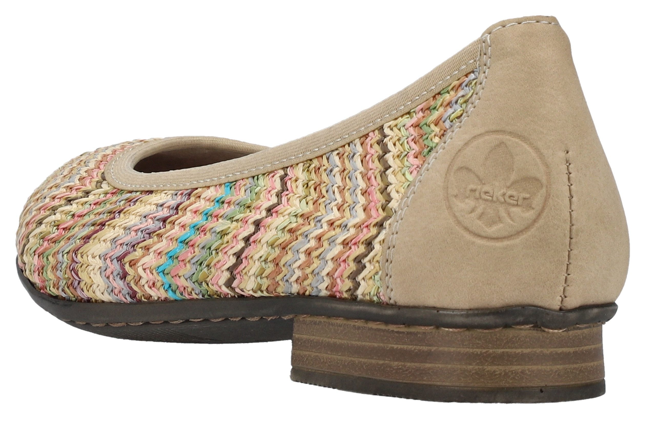 Rieker Ballerina's , slippers, instapschoen, pumps met zachte binnenzool