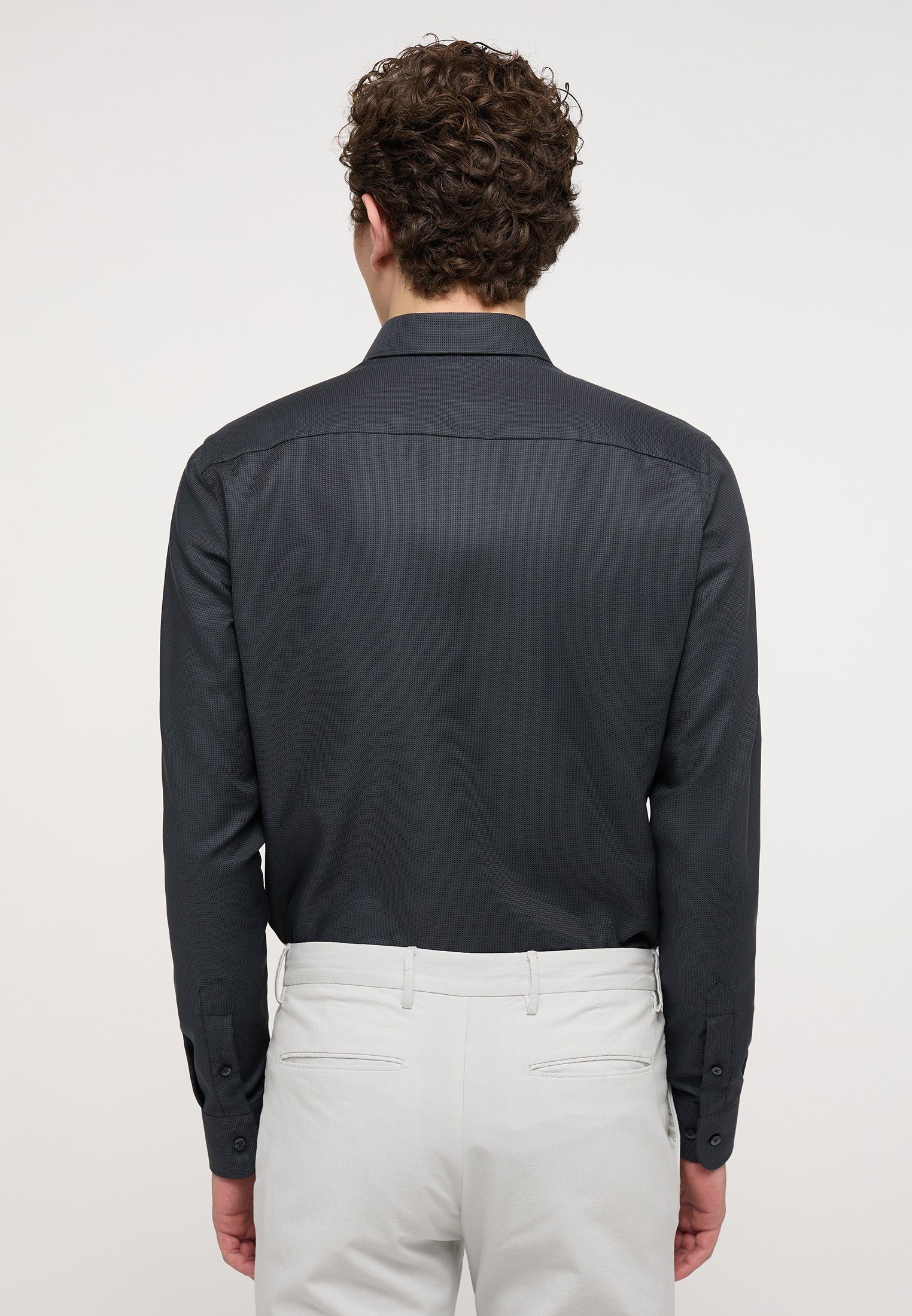Eterna Overhemd met lange mouwen Slim fit NON IRON (strijkvrij)