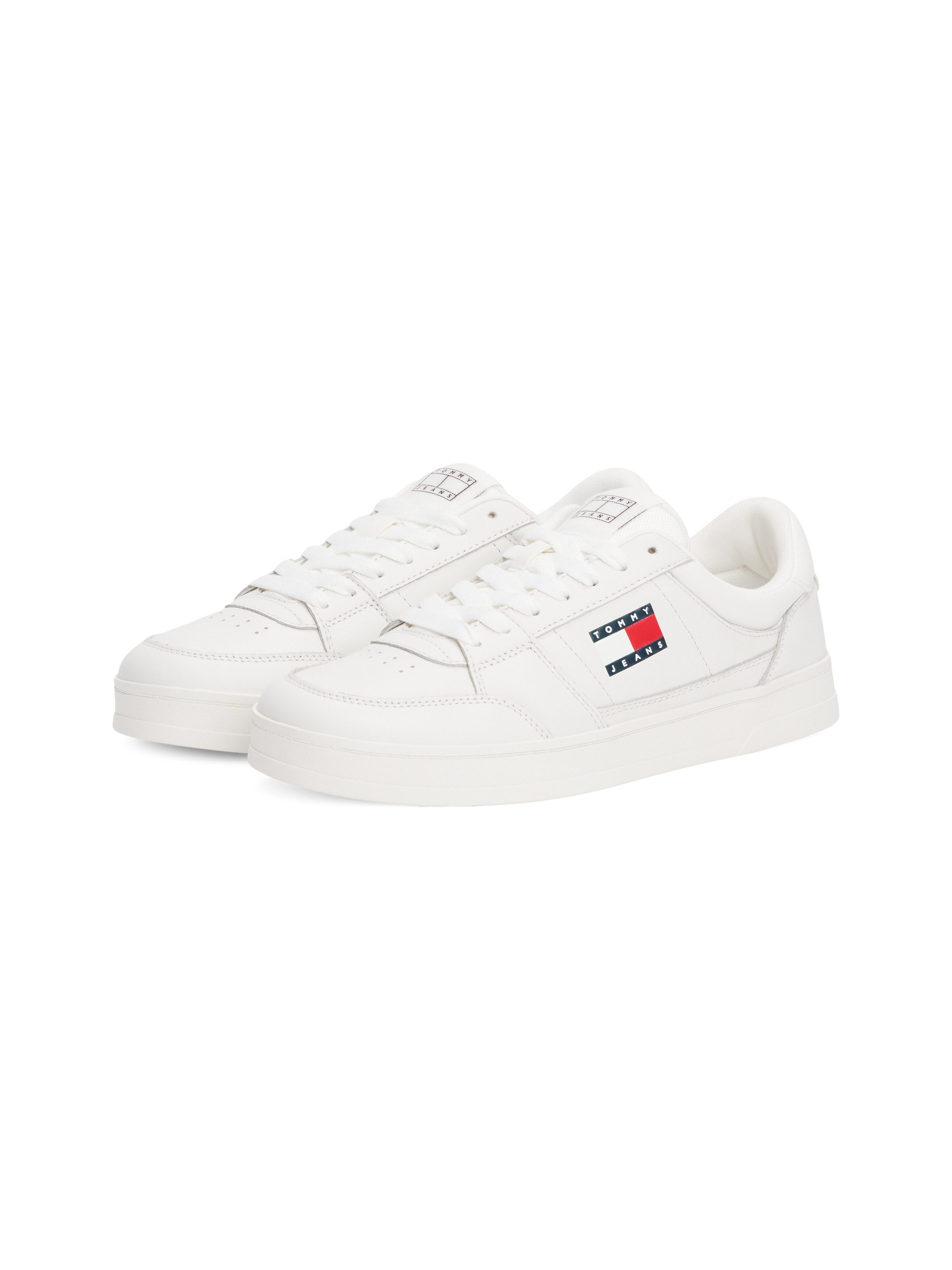 TOMMY JEANS Plateausneakers TJM THE GREENWICH NEW ESS , vrijetijdsschoen, lage schoen, veterschoen in basket-style