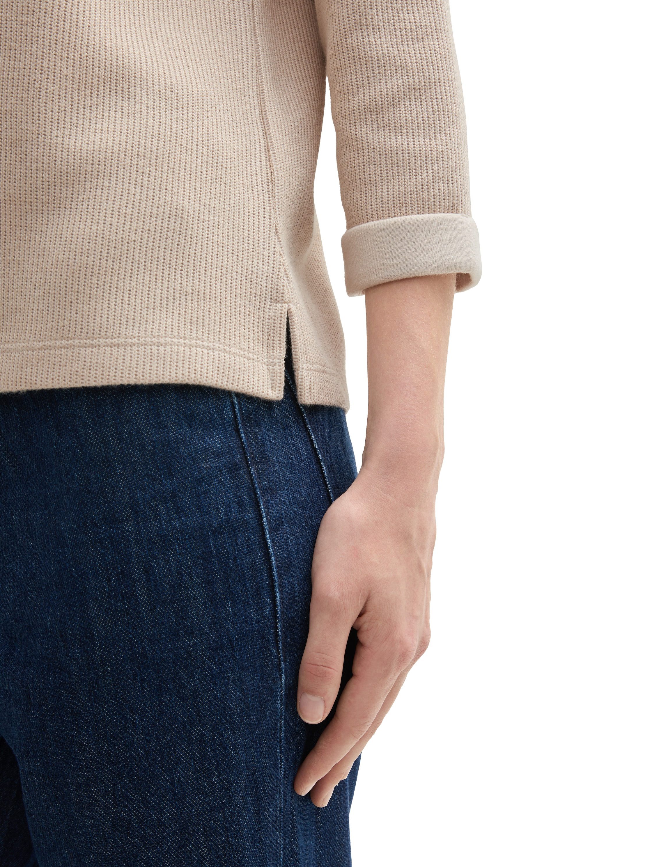 Tom Tailor Sweatshirt in gemêleerde look