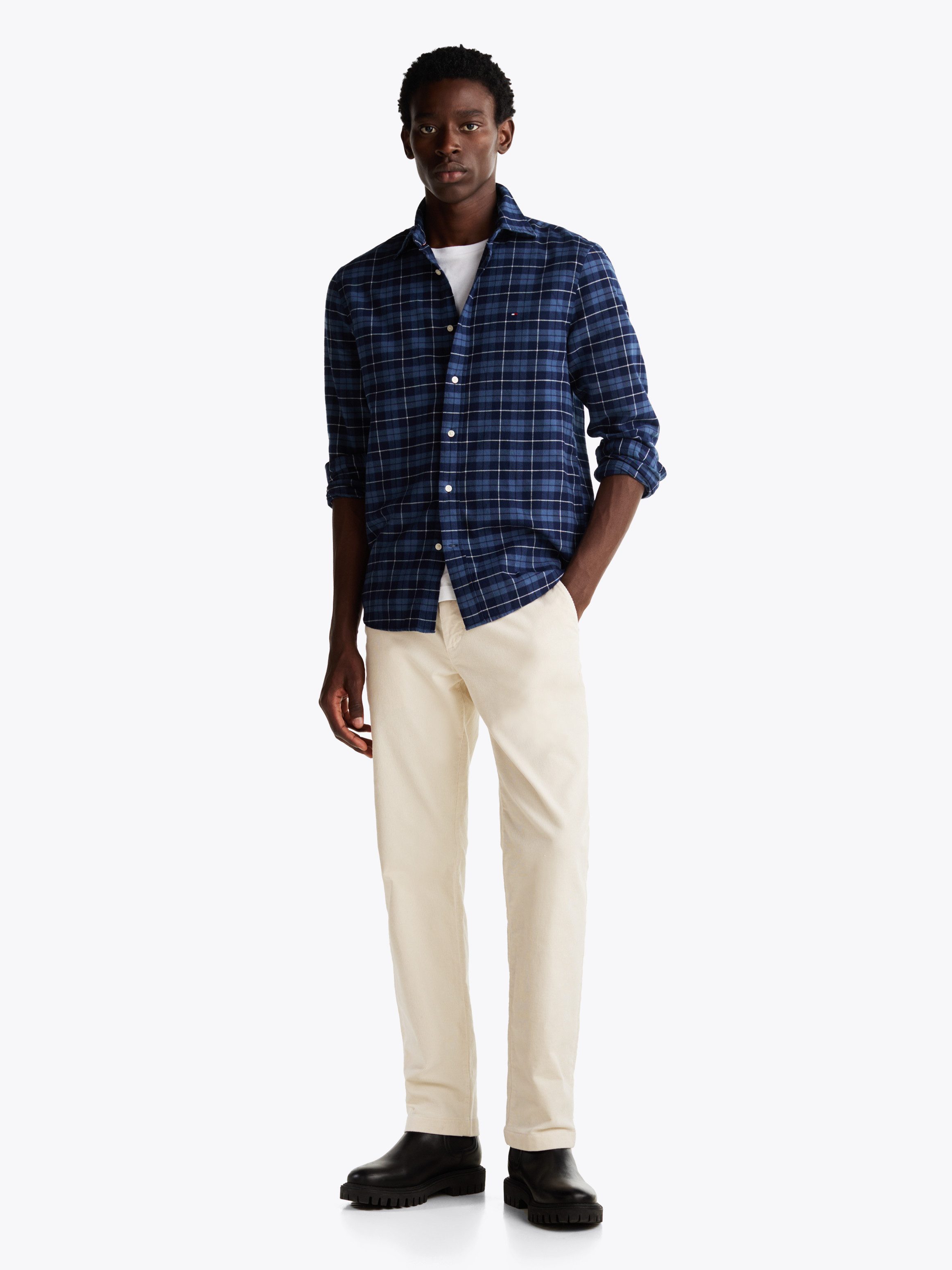 Tommy Hilfiger Overhemd met lange mouwen BRUSHED EASY CHECK RF SHIRT