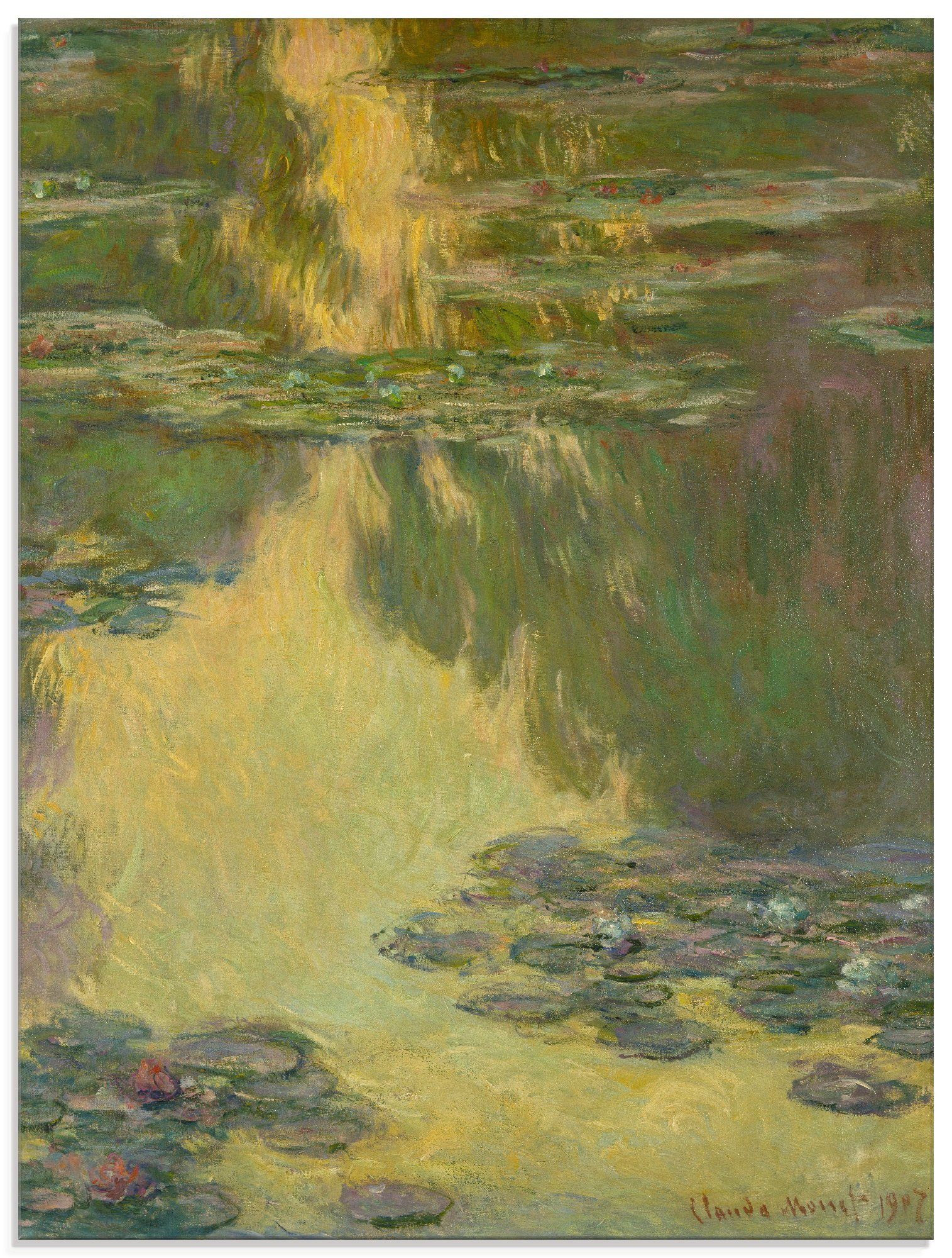 Artland Print op glas Nymphéas. 1907. (1 stuk)