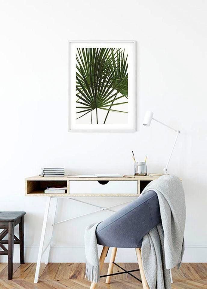 Komar Wanddecoratie Palmtree Leaves Wanddecoratie - zonder lijst (1 stuk)