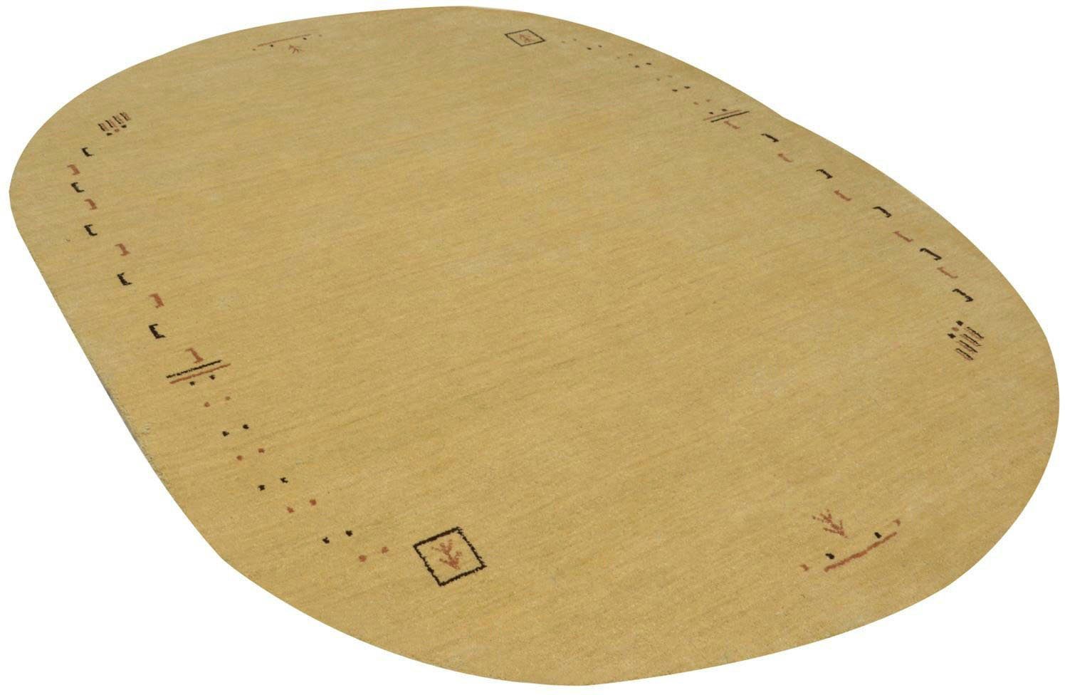 morgenland Wollen kleed GABBEH FEIN FENTH zuiver scheerwol veelkleurig randdessin, woonkamer