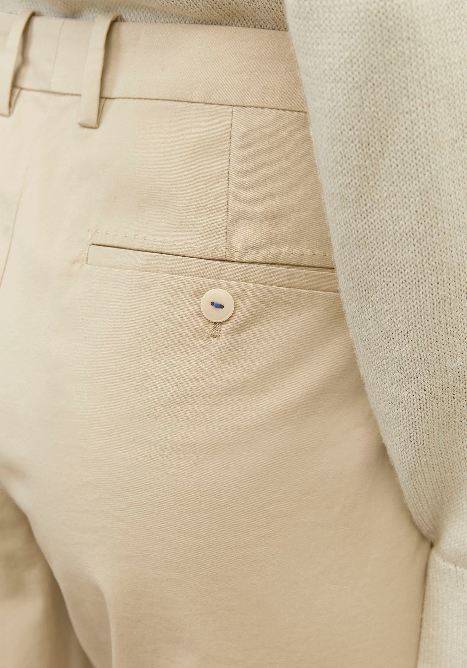Marc O'Polo Chino Torne met klassieke persplooien voor meer elegantie