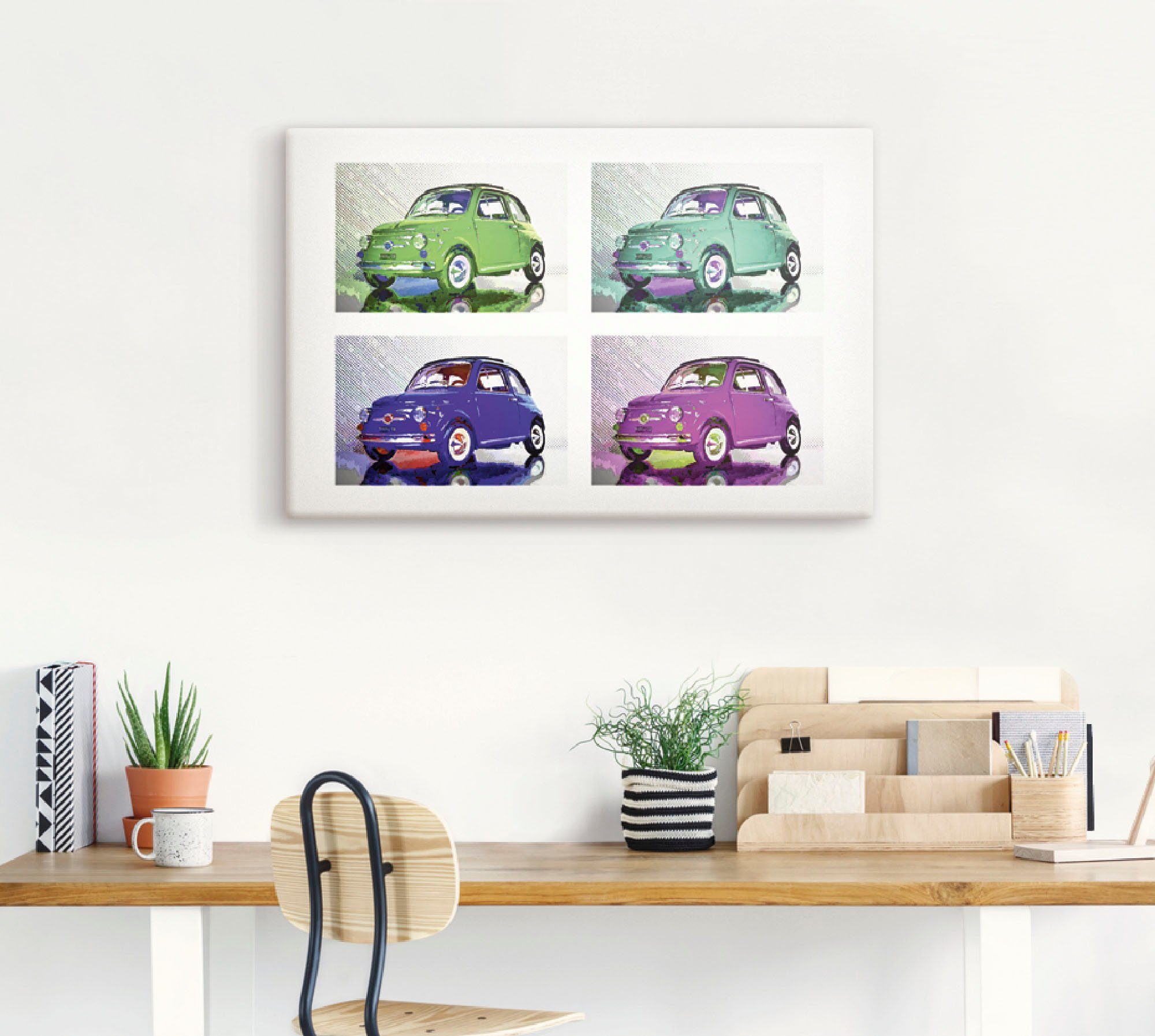 Artland Artprint op linnen POP ART De kleine Italiaanse vriend