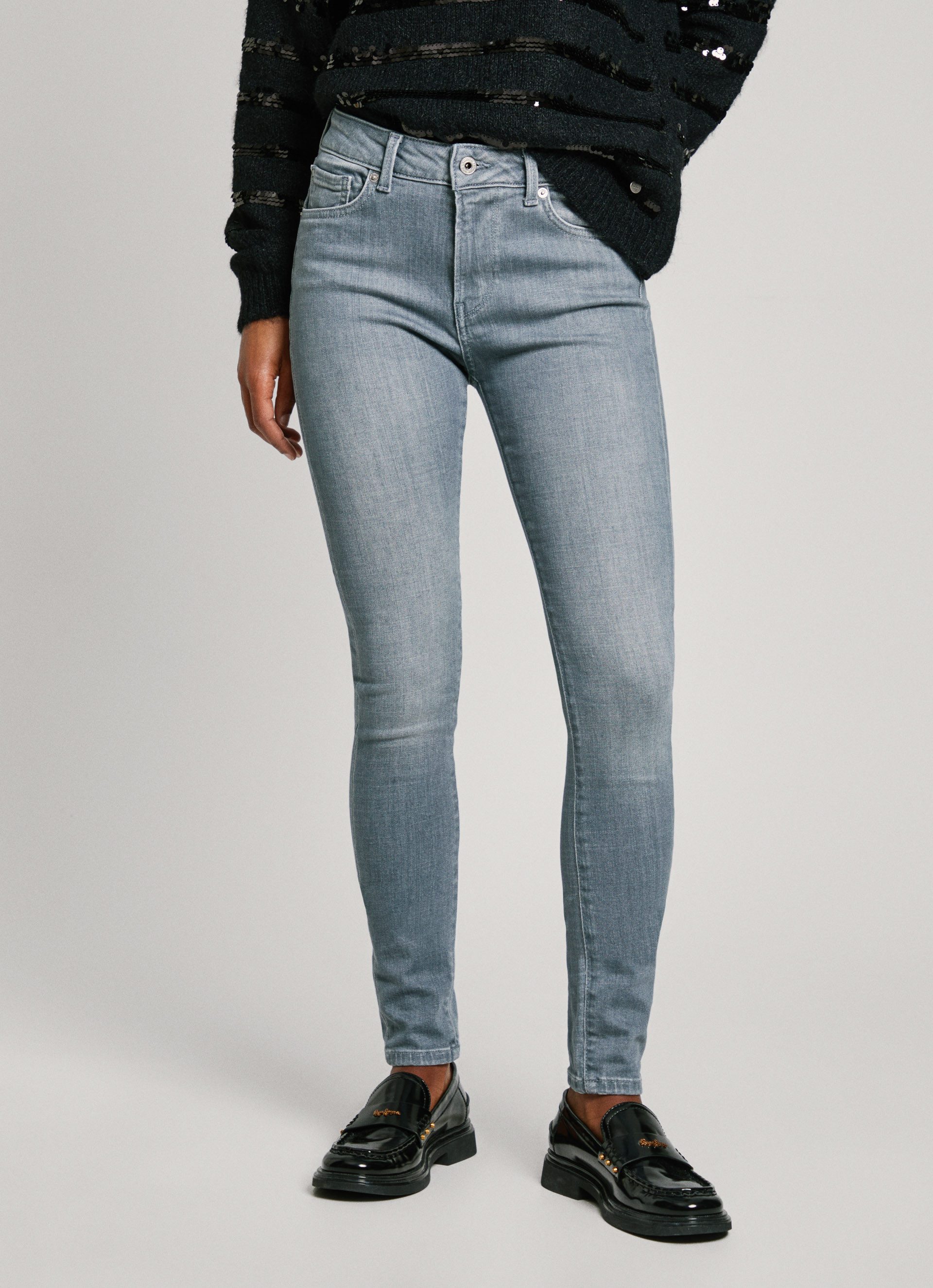 Pepe Jeans Skinny fit jeans SKINNY JEANS MW in verschillende wassingen