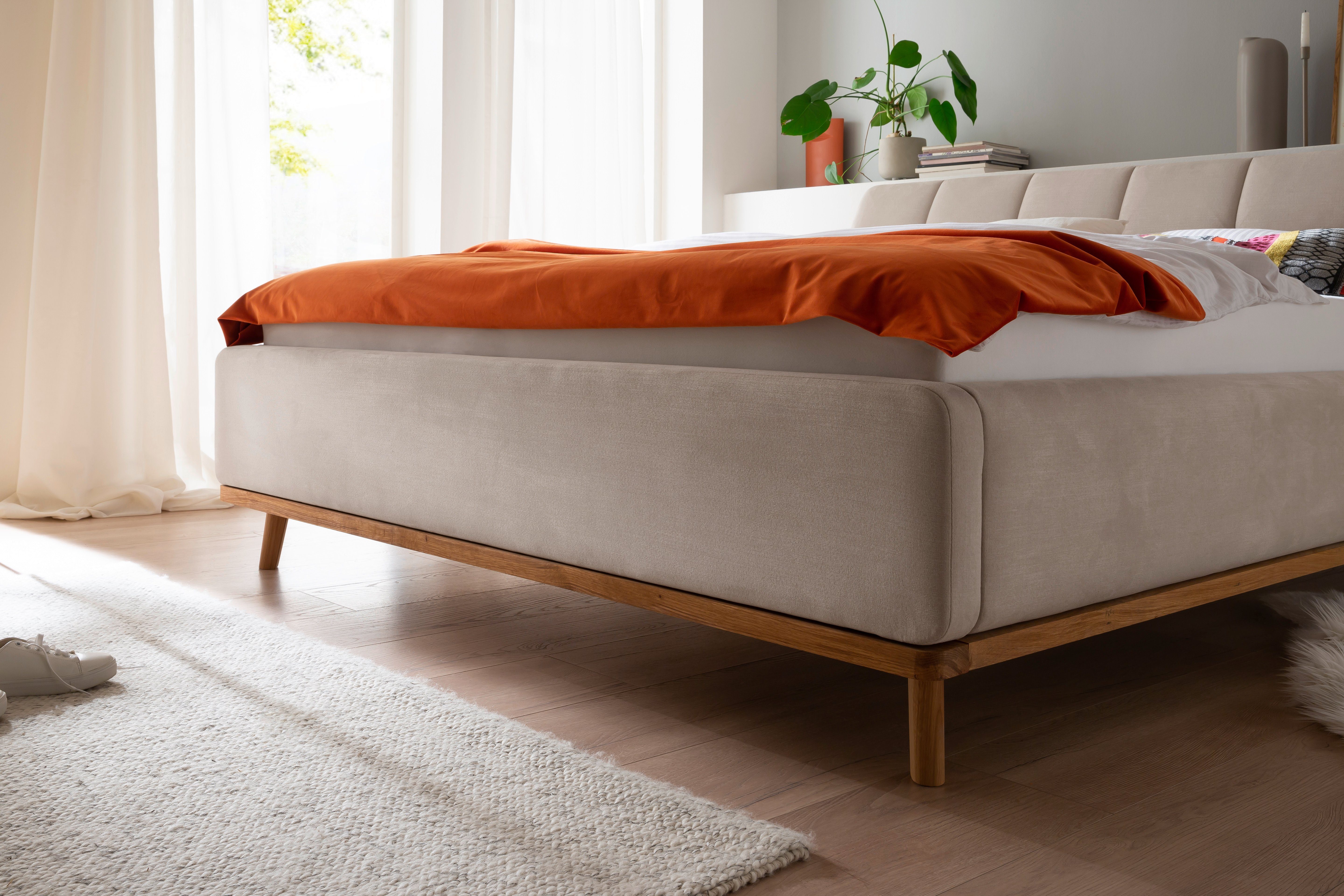 meise.möbel Gestoffeerd bed Mila met bedkist