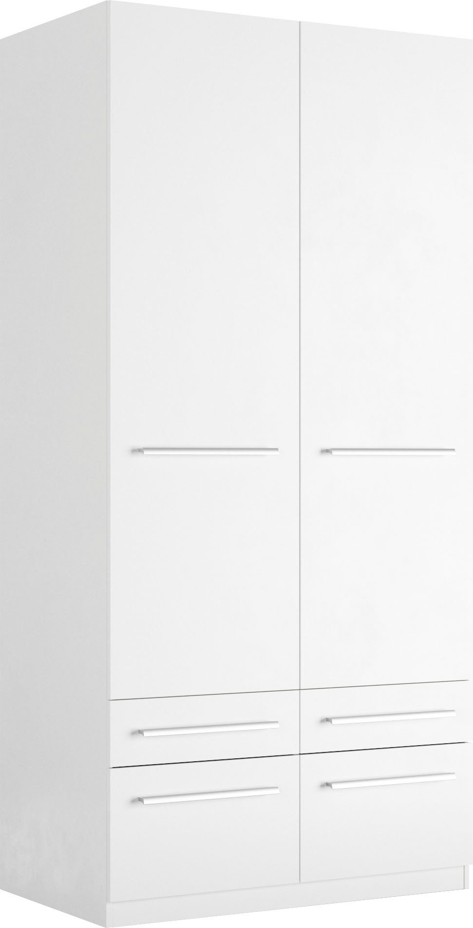 priess Kledingkast Kast garderobe waskast Barcelona in 5 breedtes veel opbergruimte, ruime lades, met spiegel, made in germany