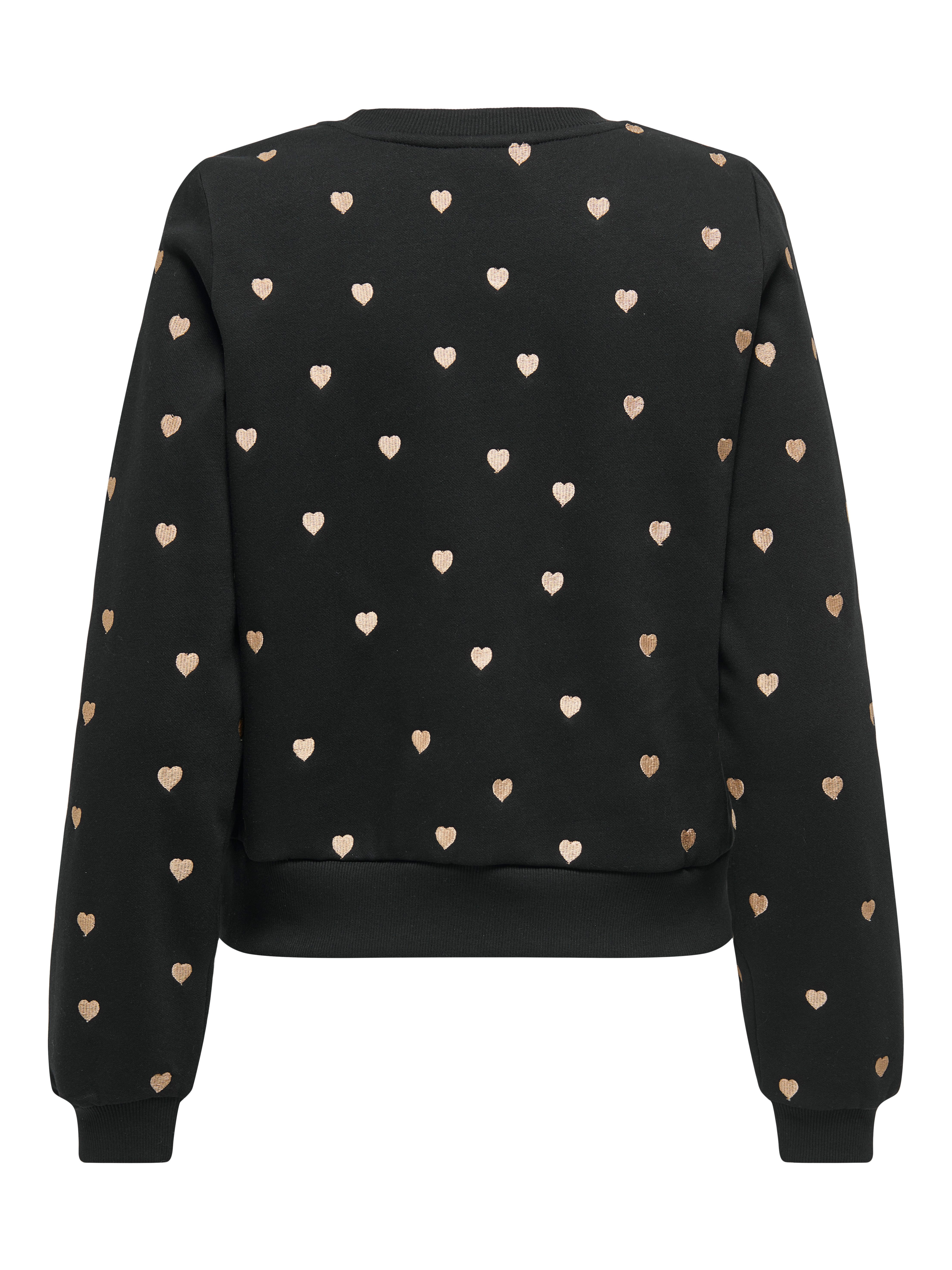 Only Sweatshirt ONLATIKA L/S O-NECK GLITTER EMB. BOX SWT