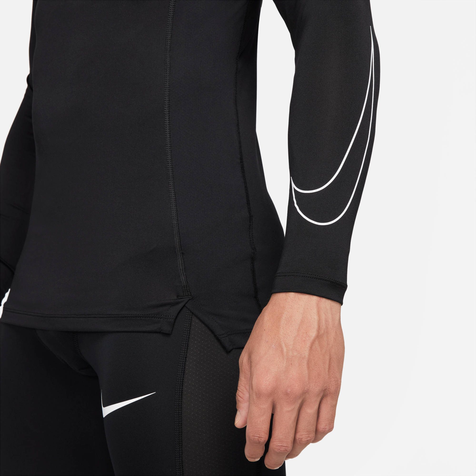 Nike Shirt met lange mouwen PRO DRI-FIT TIGHT FIT LONG-SLEEVE