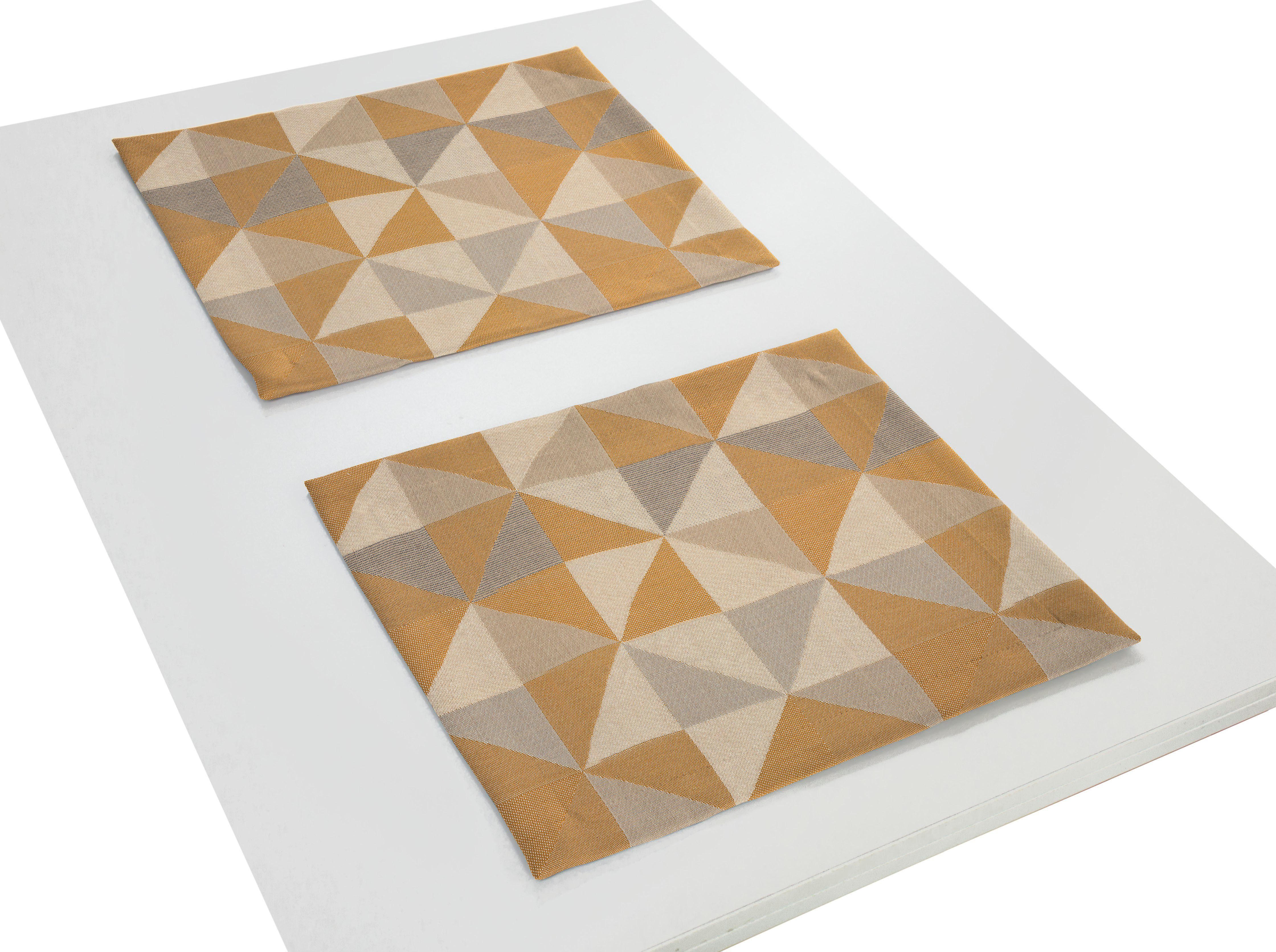 Adam Set placemats Tafelset Bio Bel Made in Germany, voor 6 personen (13 stuks)