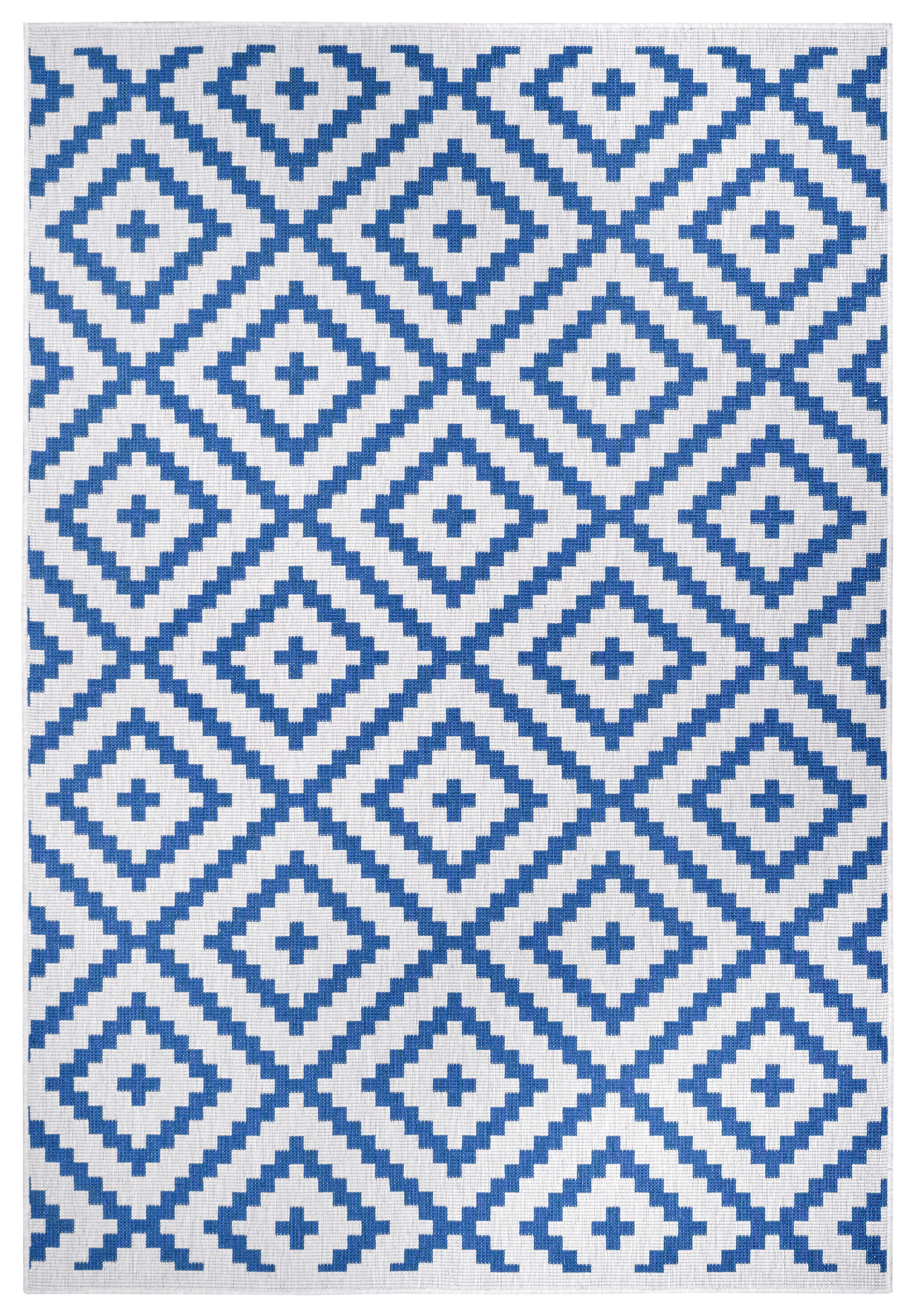 my home Vloerkleed Ronda tweezijdig te gebruiken kleed Sisal-look, platweefsel, in- en outdoor, geometrisch boho design