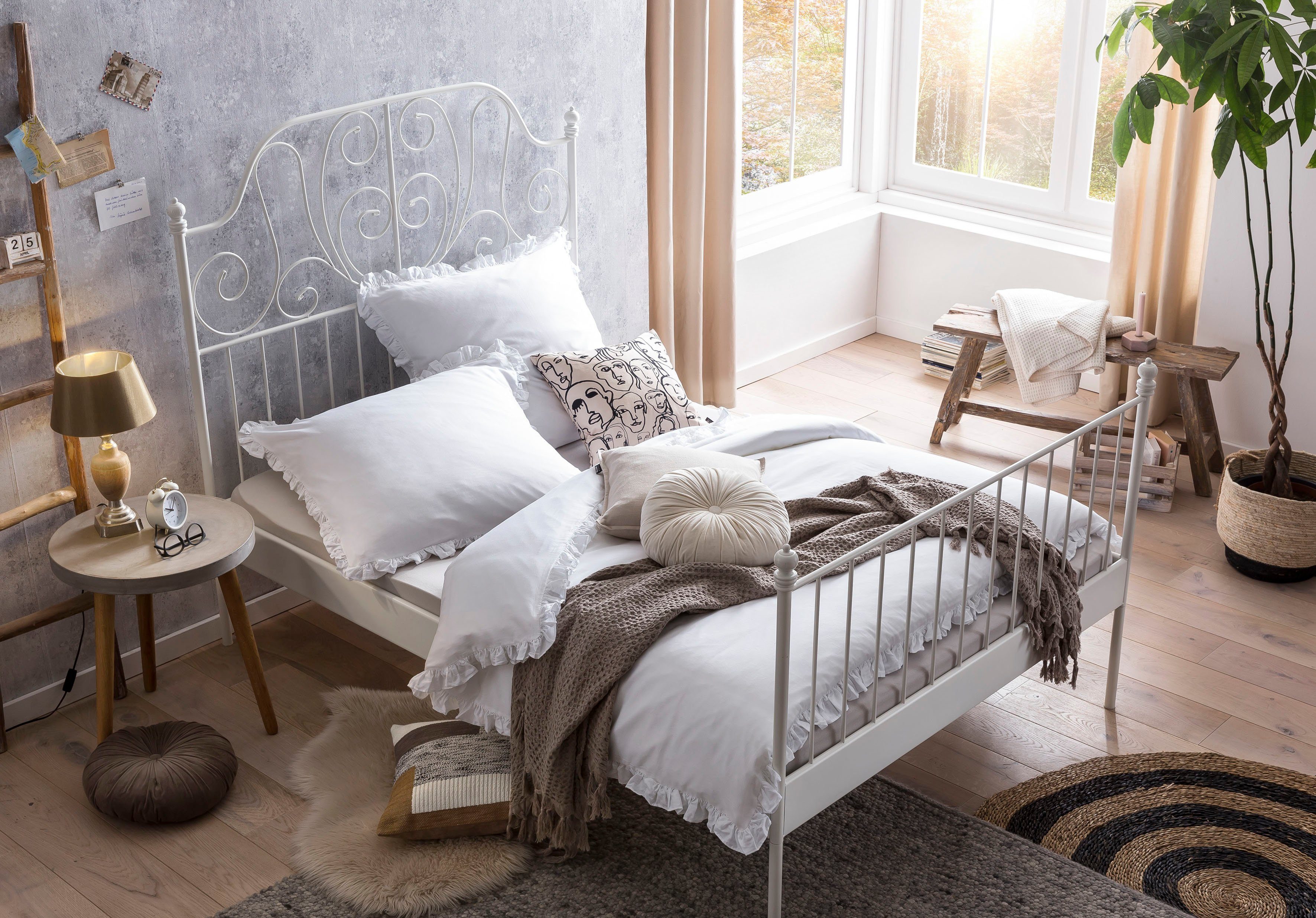 done.® Beddengoed AMELIE dubbelzijdig bedrukte beddengoed met bies