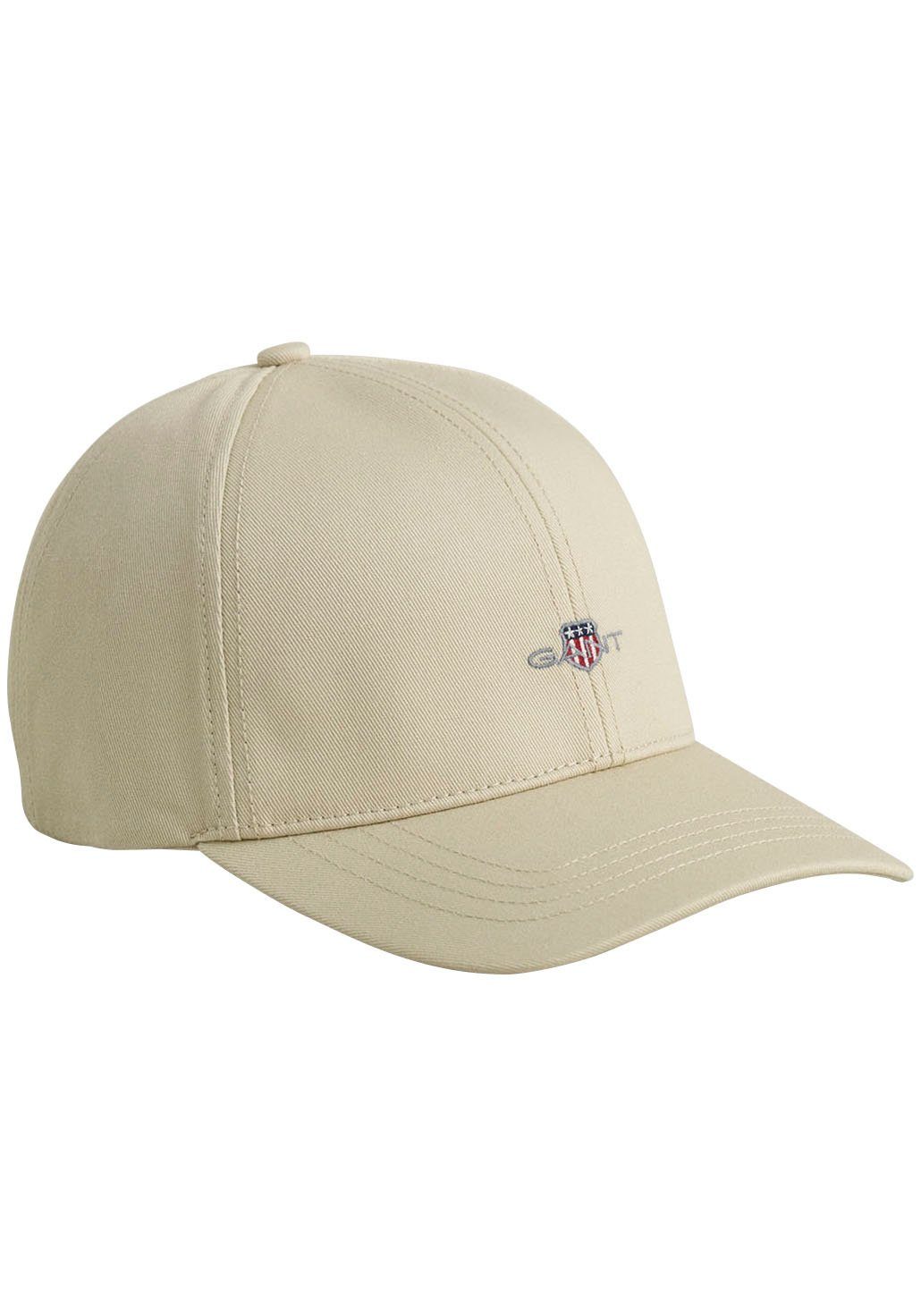 gant baseballcap neutral unisex high shield basecap grijs