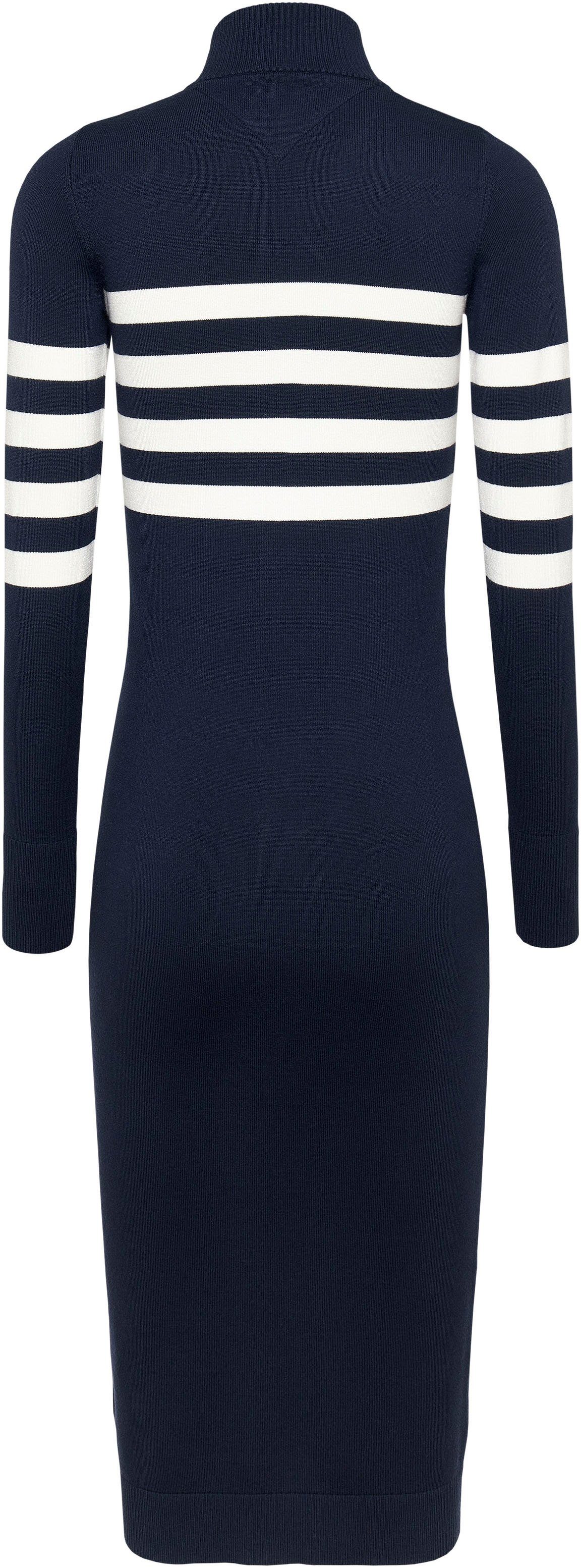 TOMMY JEANS Sweatjurk TJW STRIPE MIDI SWEATER DRESS
