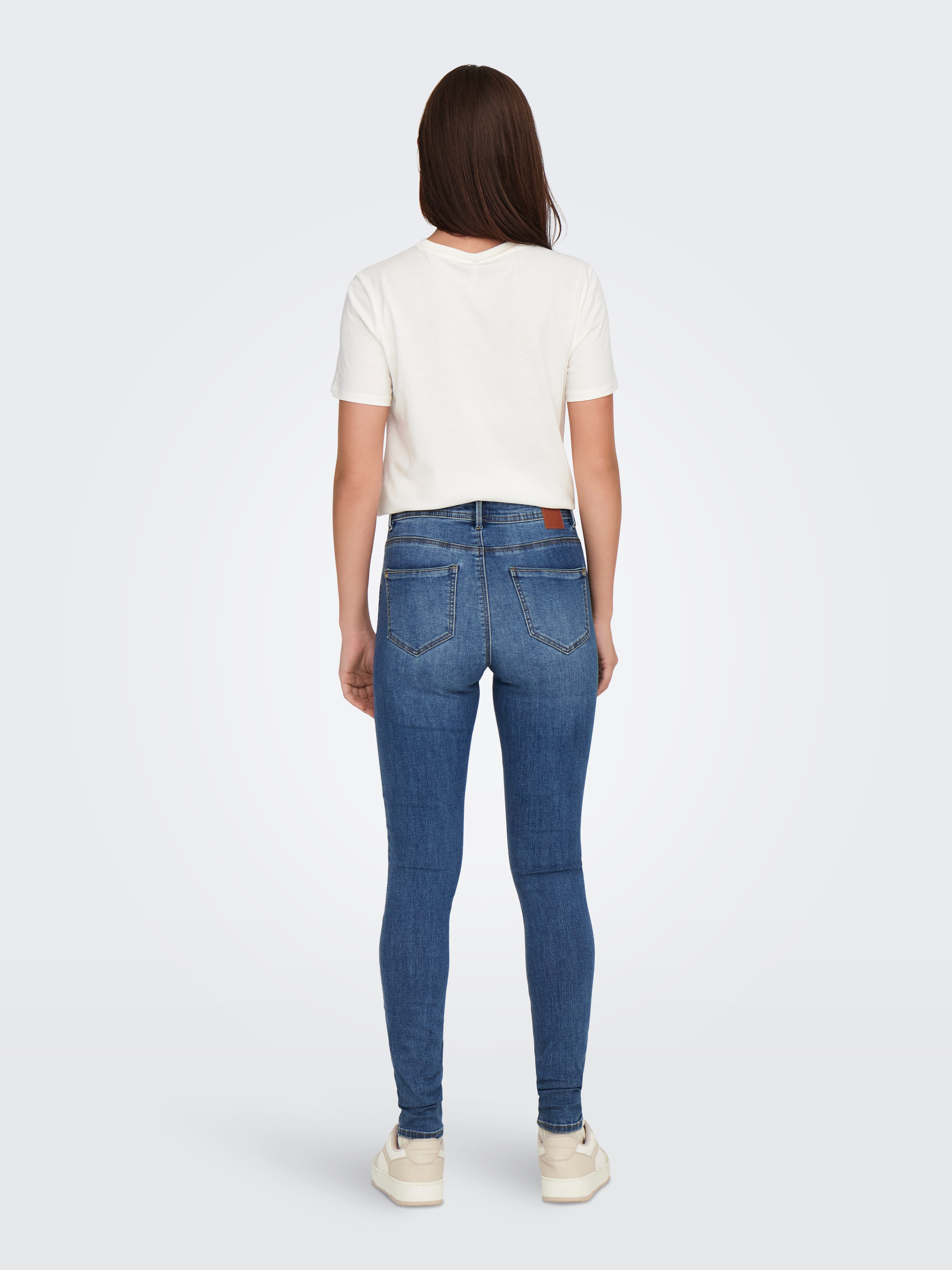 Only Skinny fit jeans ONLWAUW MID SKINNY DNM BJ370 NOOS