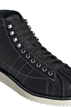 adidas originals hoge veterschoenen superstar boot originals mens zwart