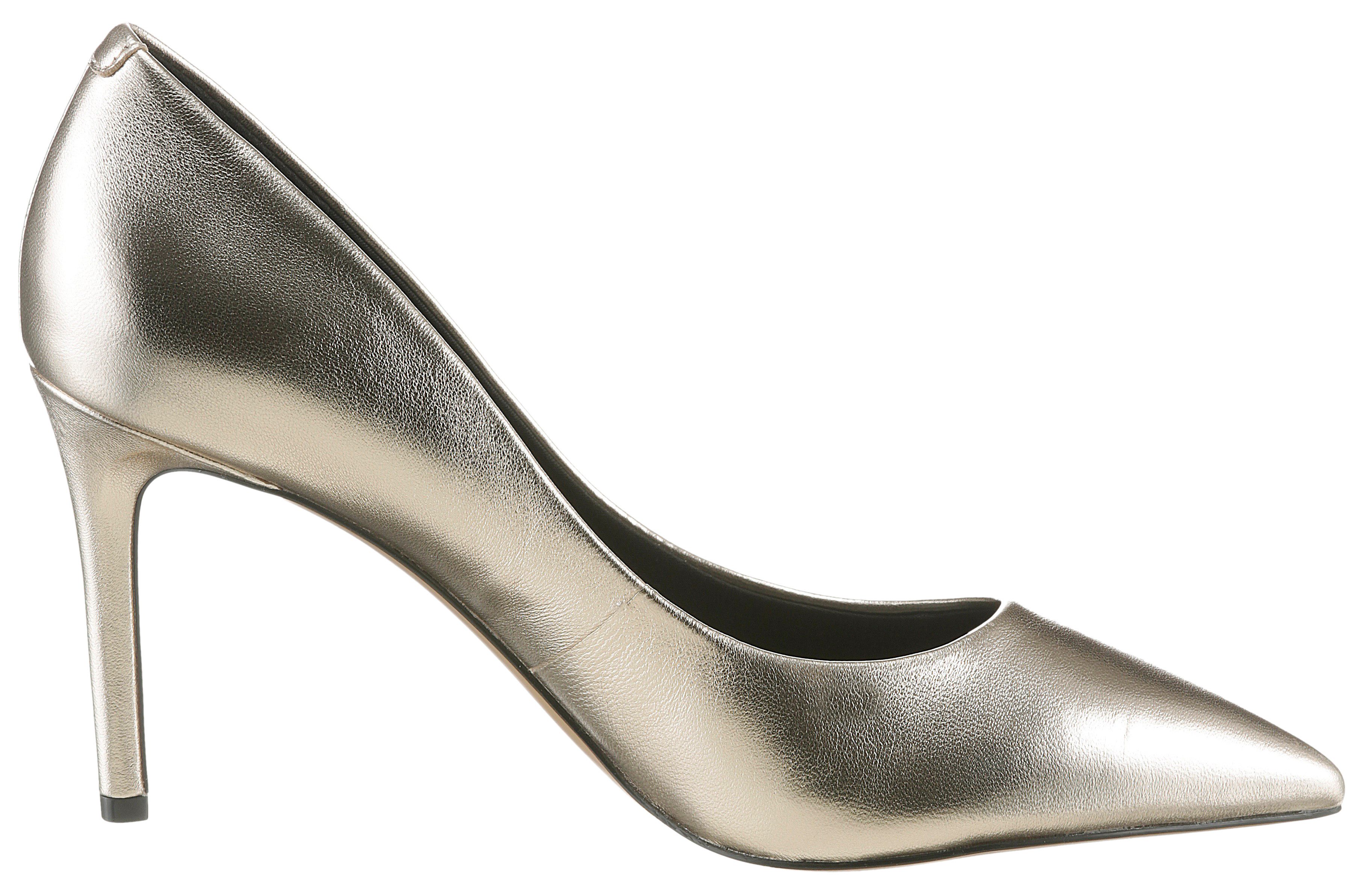 Tommy Hilfiger Pumps PARTY POINTED METALLIC PUMP stiletto hakken, avondschoen, trouwschoen met th-monogram
