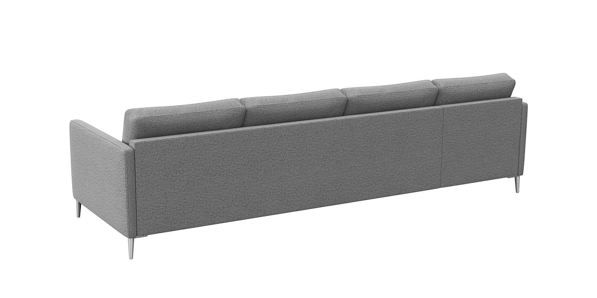 FLEXLUX Hoekbank Fiore, super zitcomfort door koudschuim in de zitting, L-vorm