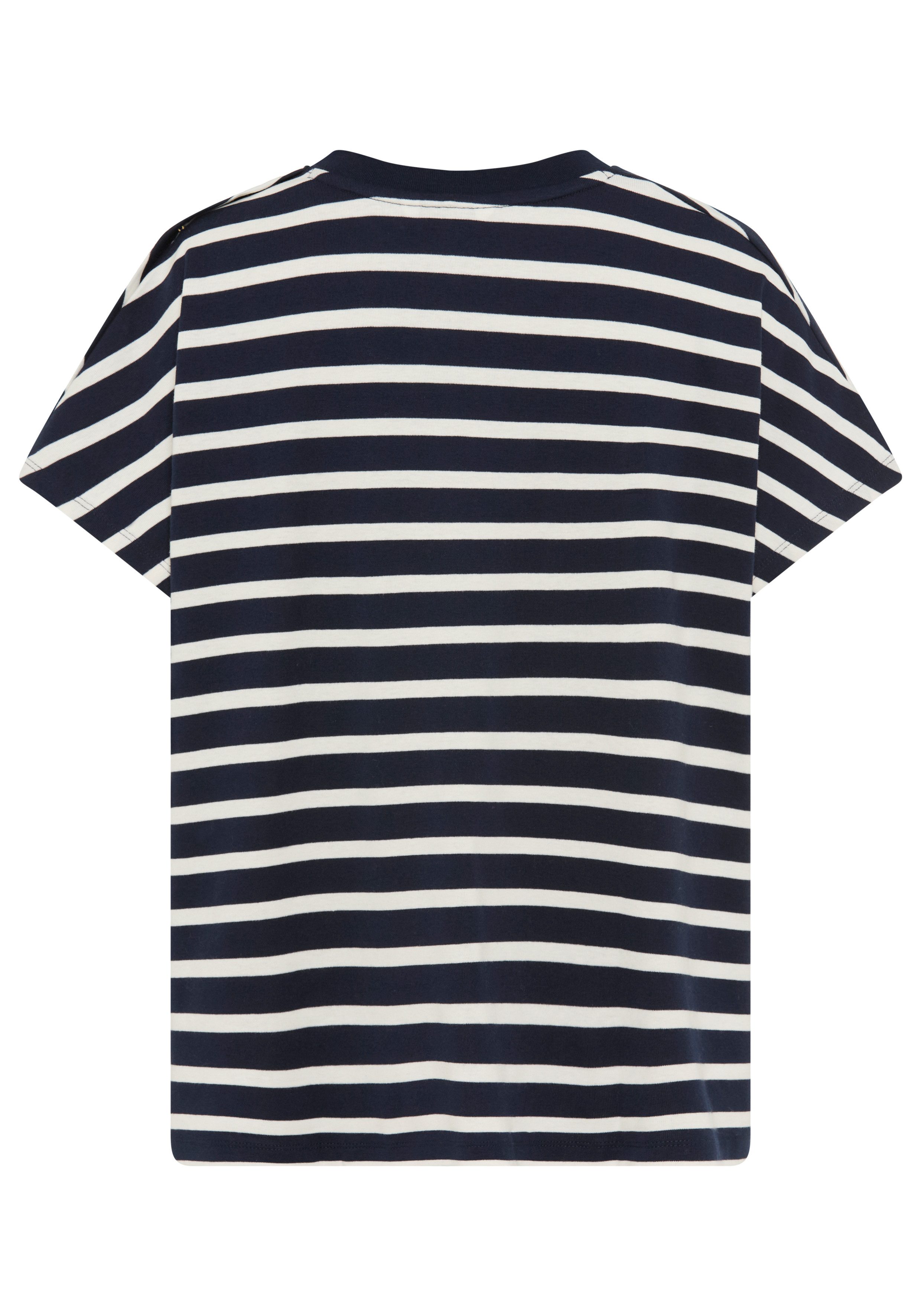 Tommy Hilfiger Curve Shirt met korte mouwen CRV GOLD BUTTON SS TEE