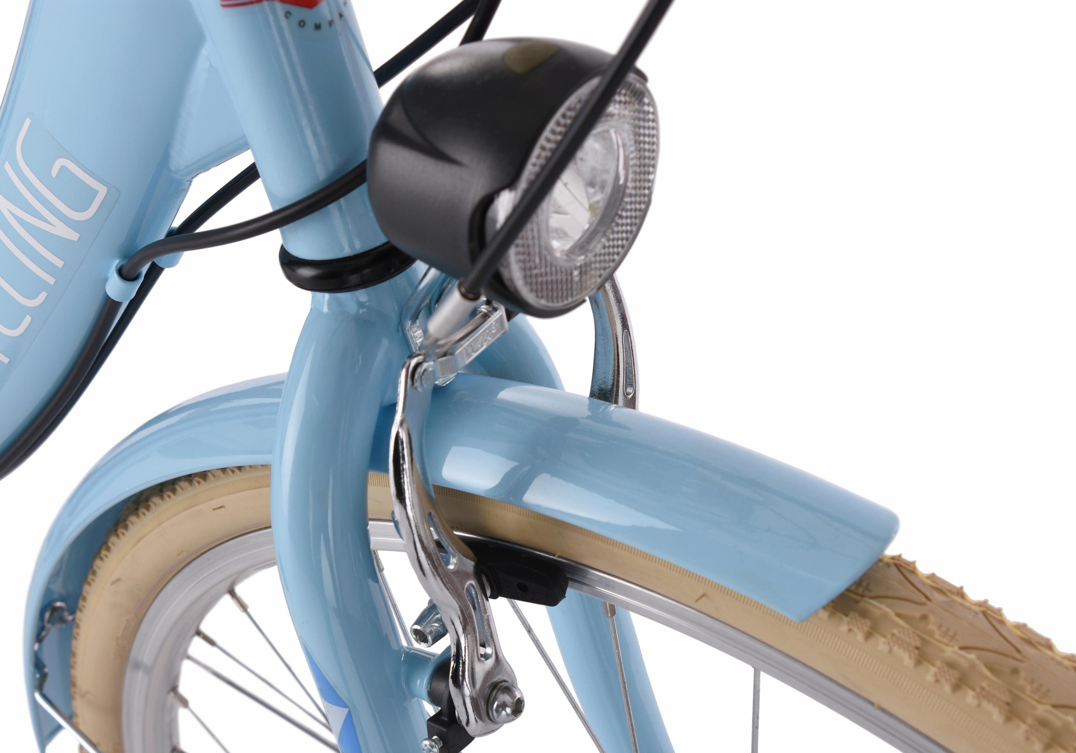 KS Cycling Citybike Toscana voor dames, kettingversnelling