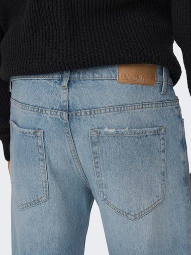 ONLY & SONS Regular fit jeans ONSEDGE STRAIGHT BROMO 0017 DOT DNM NOOS
