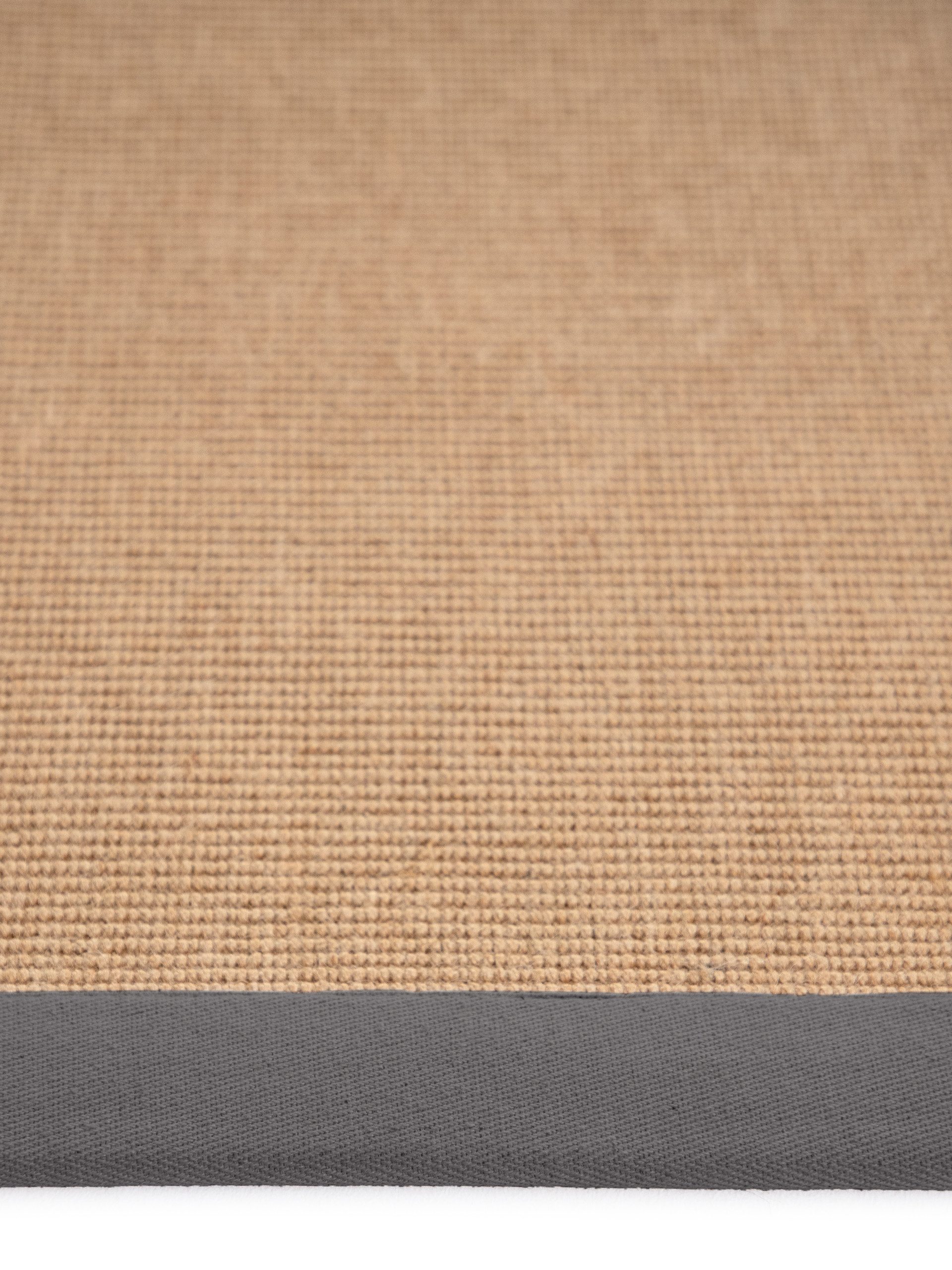 carpetfine Sisalkleed Sisal met gekleurd randdessin, antislip achterzijde