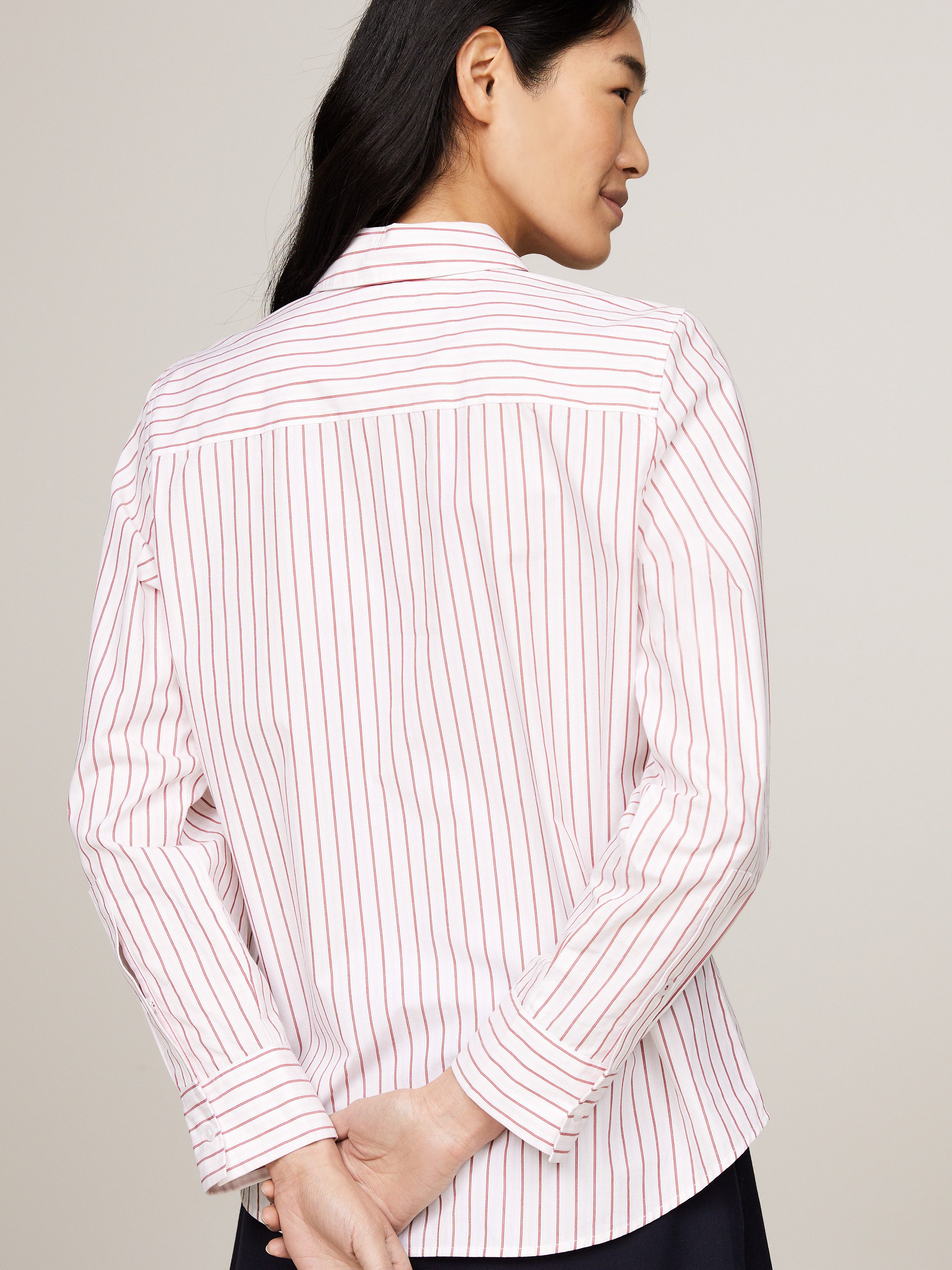 Tommy Hilfiger Overhemdblouse STRIPE REGULAR SHIRT