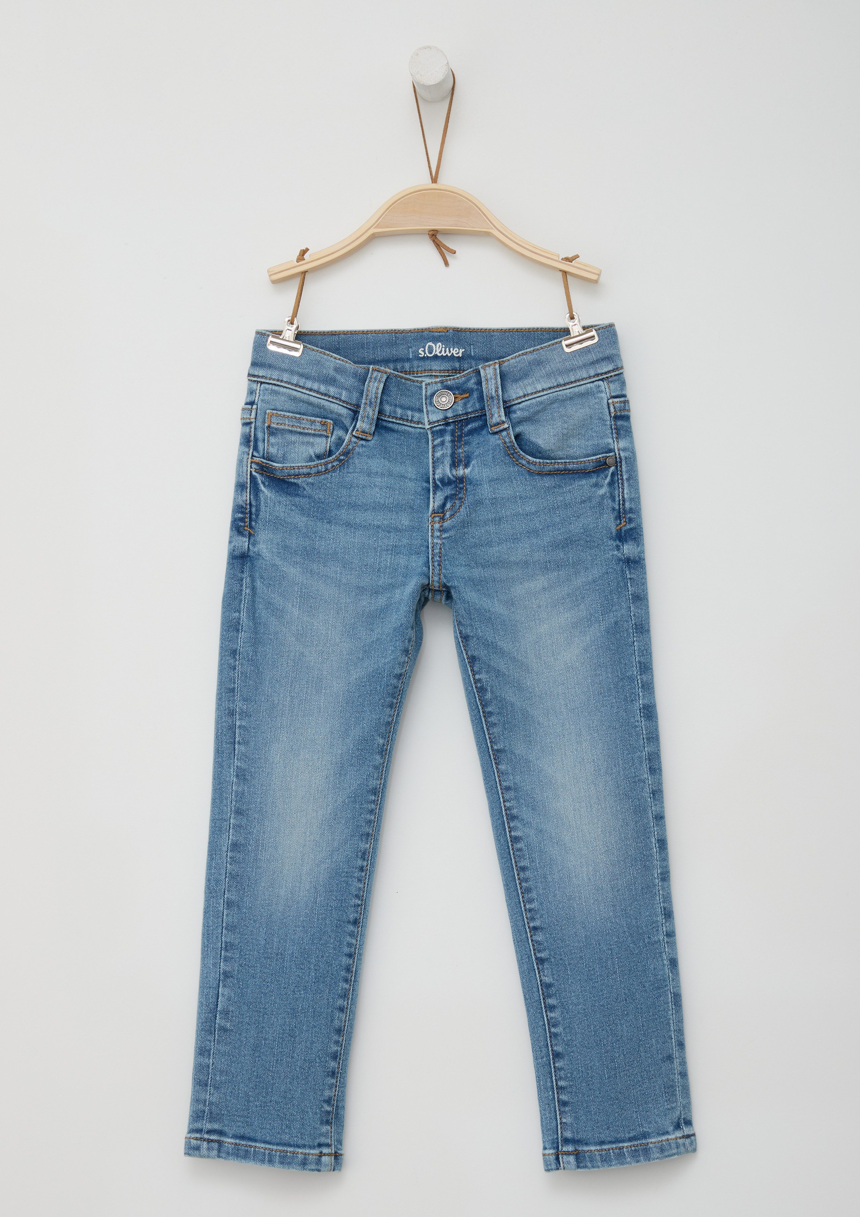 s.Oliver RED LABEL Junior 5-pocket jeans met stretch slim fit