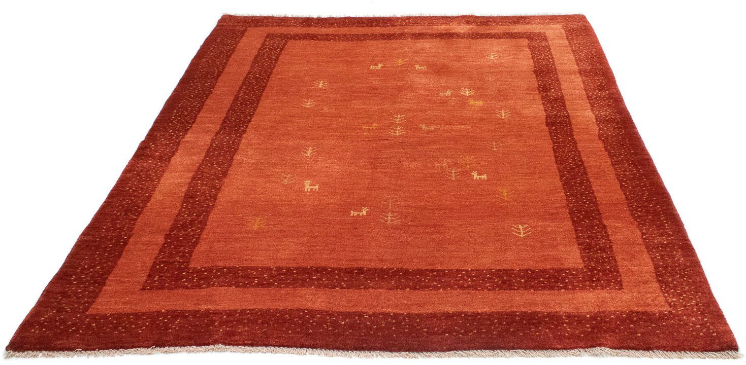 morgenland Wollen kleed Gabbeh-kleed met de hand geknoopt rood handgeknoopt