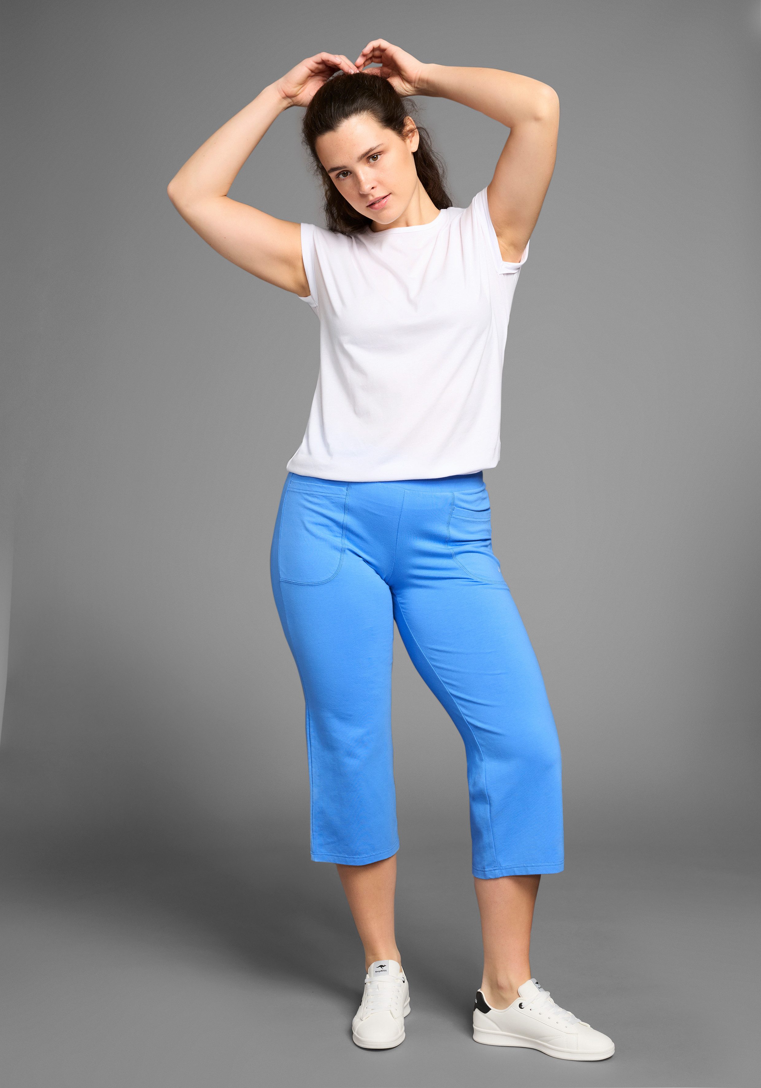 FAYN SPORTS 3/4 broek met elastische taille ook in grote maten