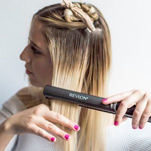 Revlon Straightener RVST2175 125mm, afgeronde, beweegbare bladen in 10 seconden klaar voor gebruik