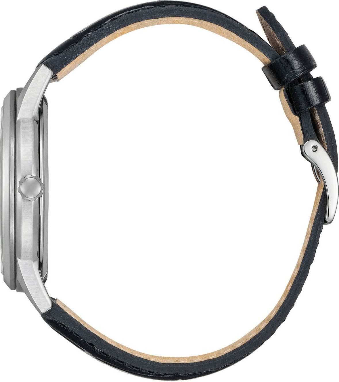 Citizen Solarhorloge Horloge, herenhorloge, leren band, analoog, dag