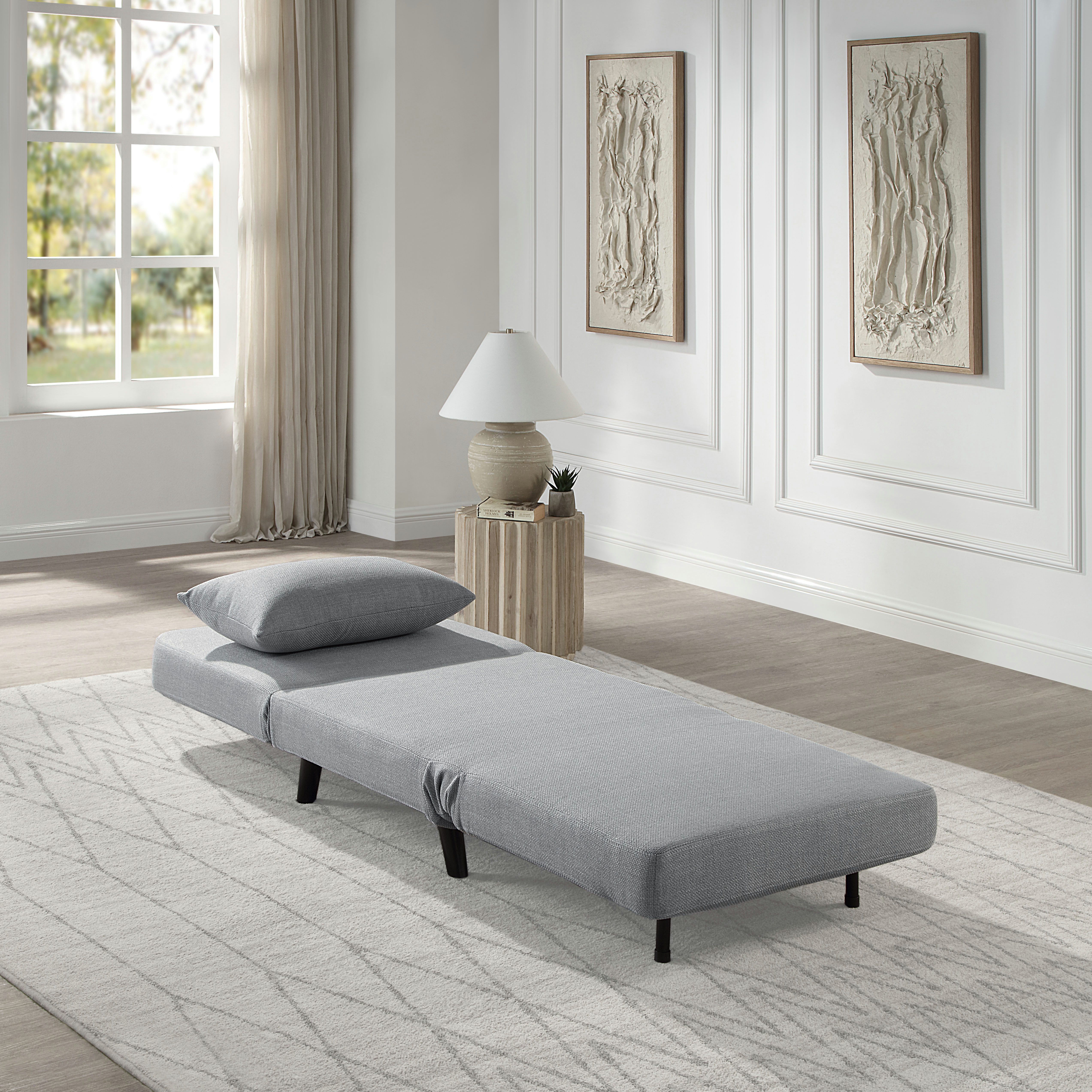 ATLANTIC home collection Fauteuil Robby incl. bedfunctie, meerdere verstelbaar, structuurstof