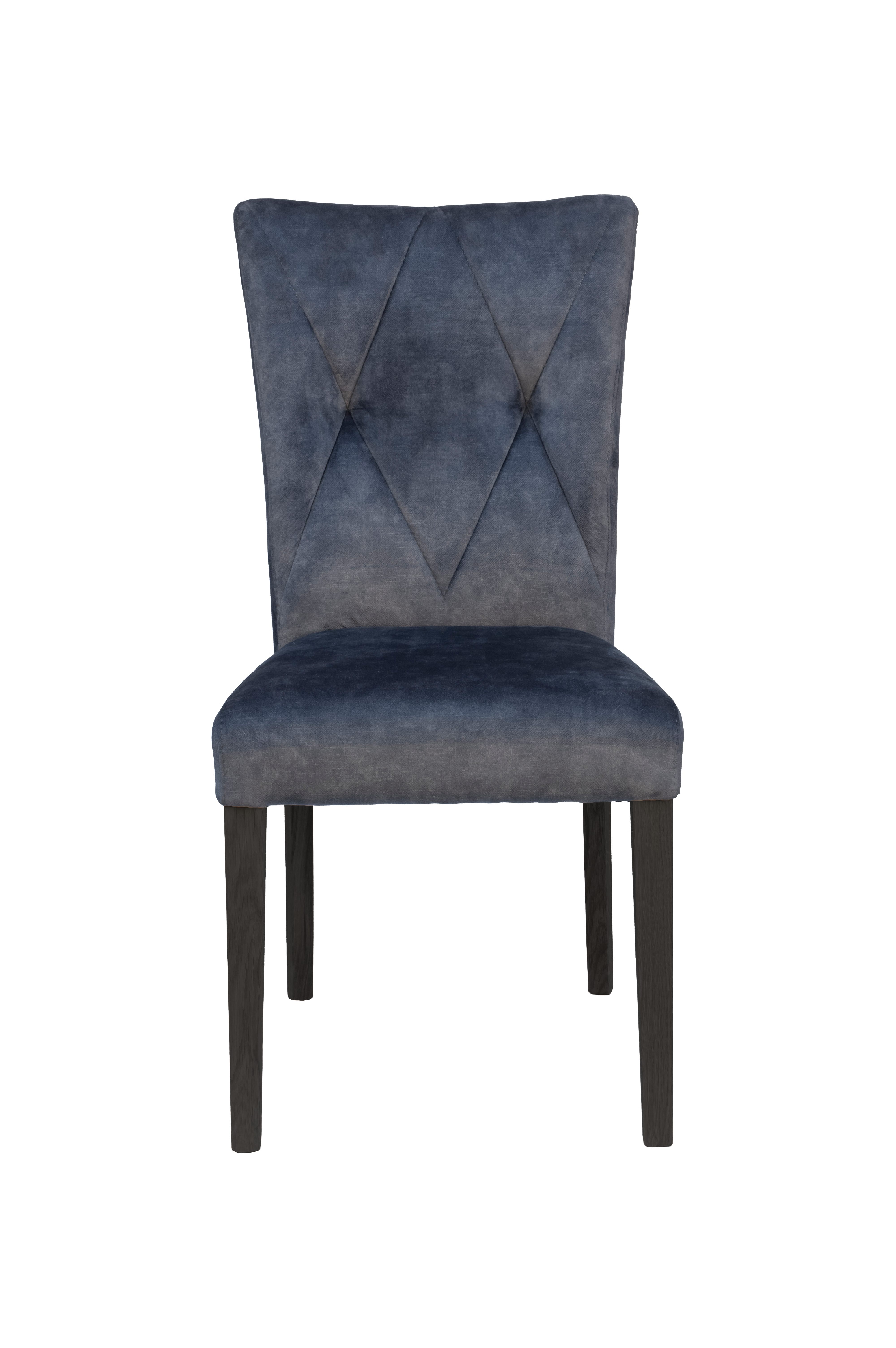 Home affaire Stoel met 4 poten Diamond Zitting en rugleuning zacht verdikt (set, 2 stuks)