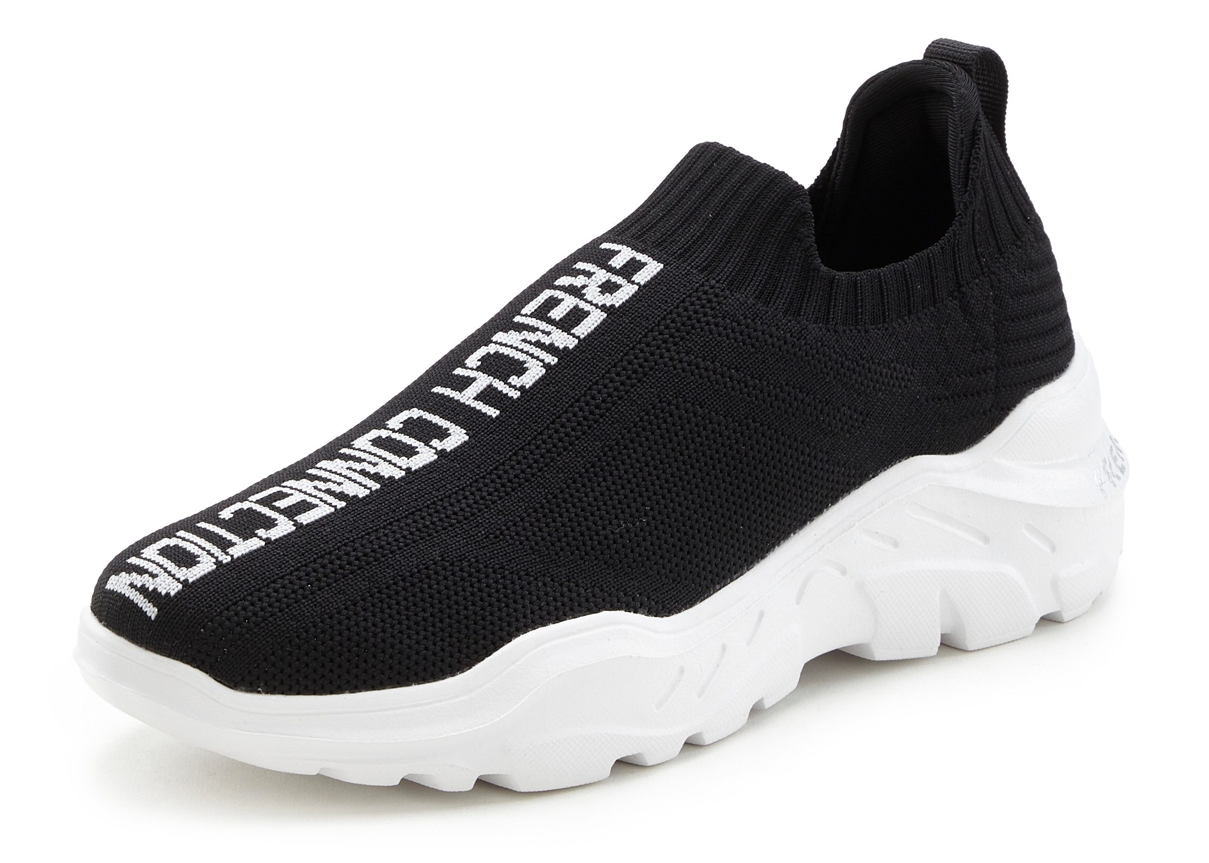 French Connection Sneakers Slipper, slip-ons, lage schoen, vrijetijdsschoen om in te schieten VEGAN