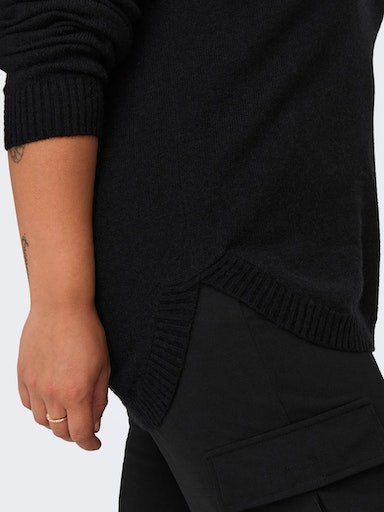 ONLY CARMAKOMA Trui met V-hals CARMARGARETA LS PULLOVER KNT NOOS